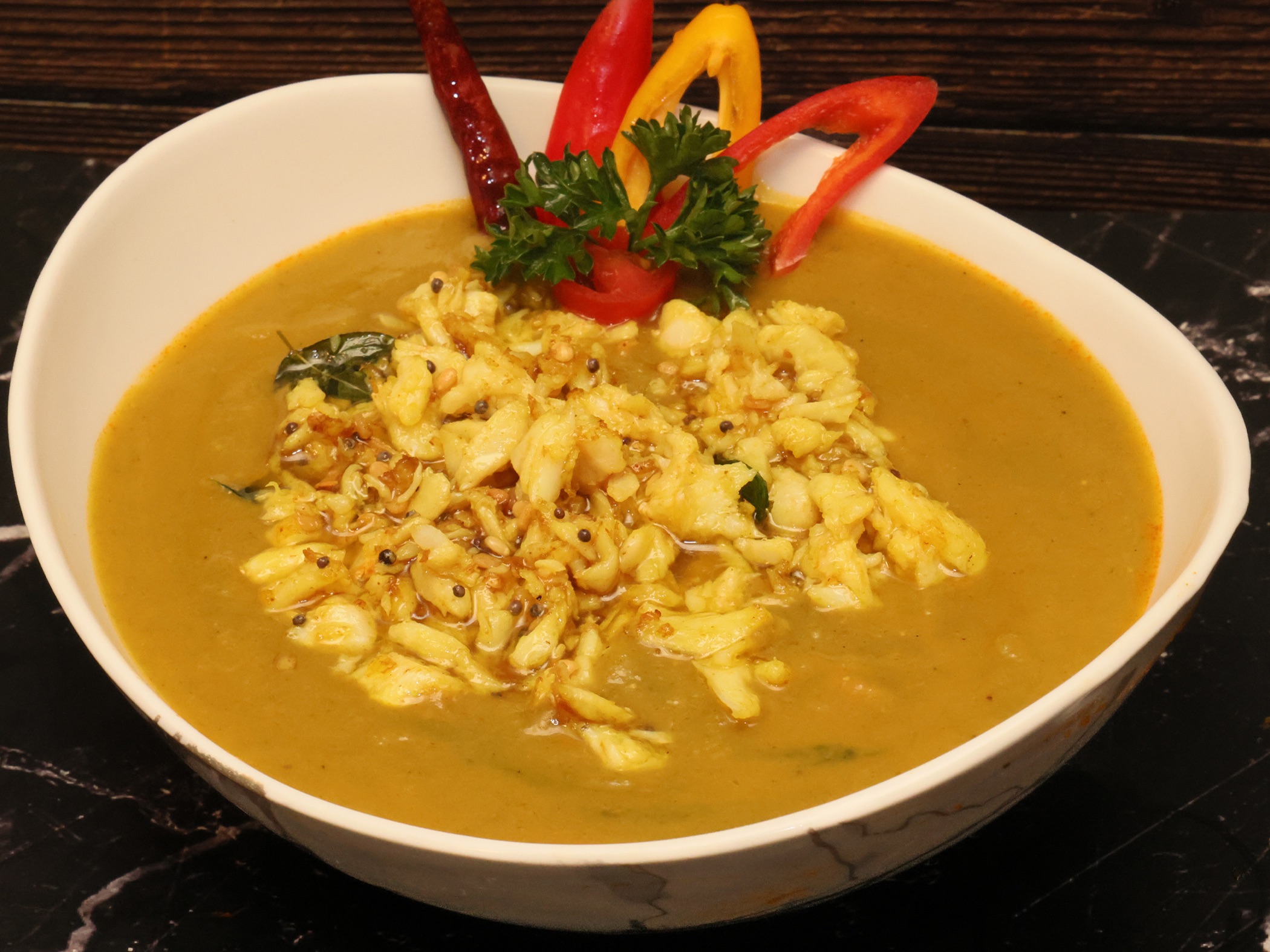 CRAB PEPPER MASALA.