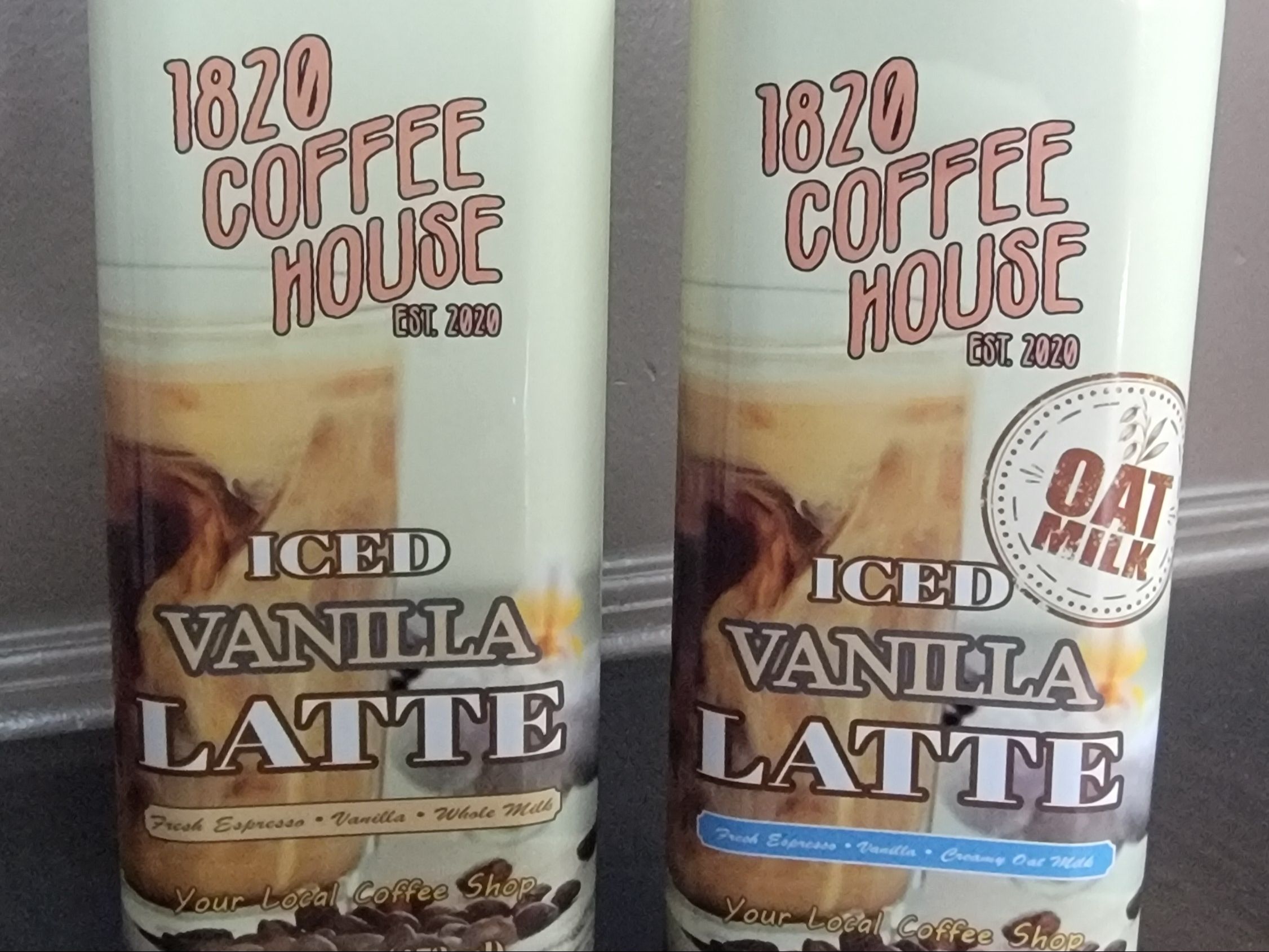 Iced Vanilla Latte (Whole Milk) 16 oz.