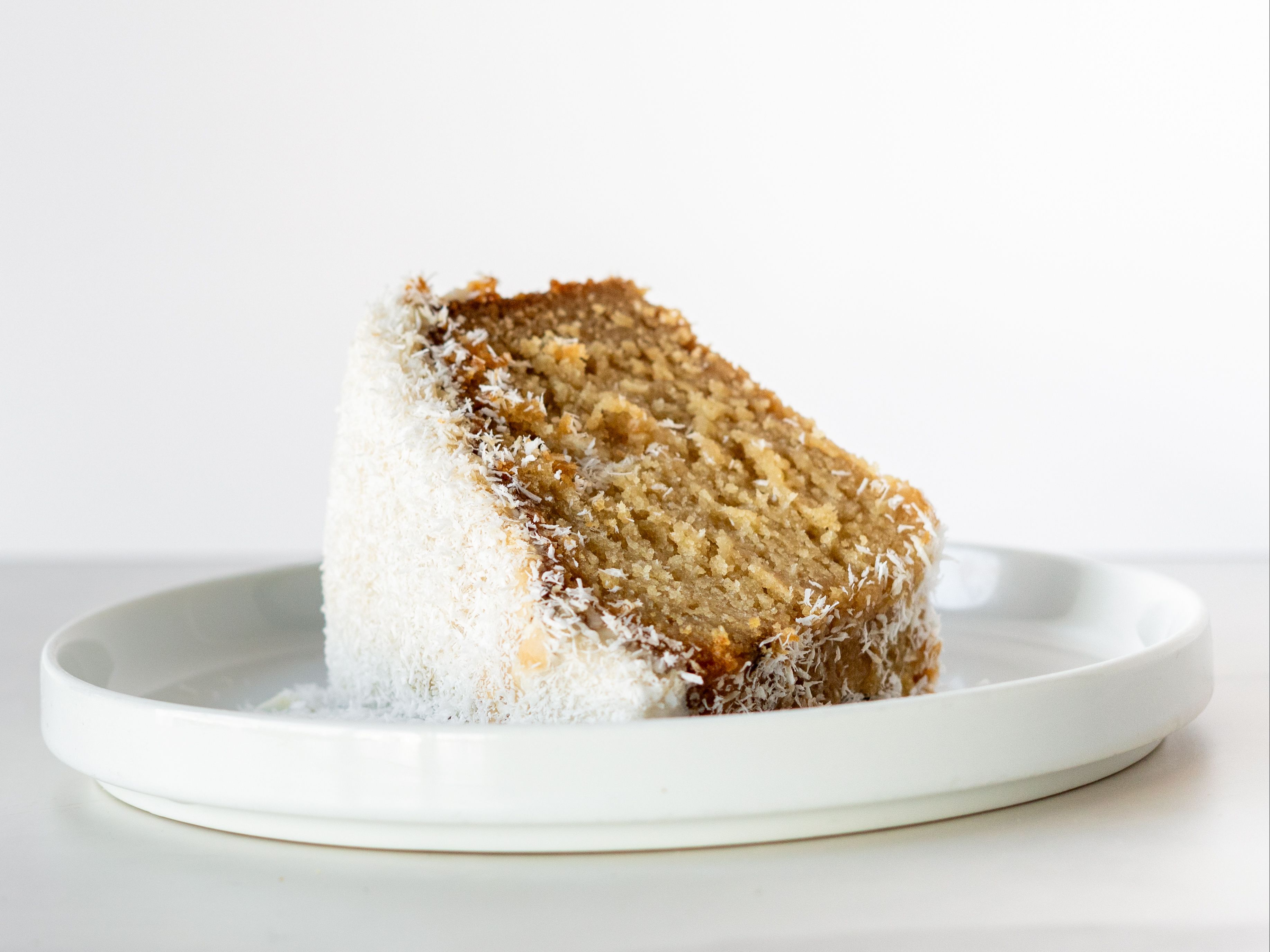 Coconut Cake Slice.