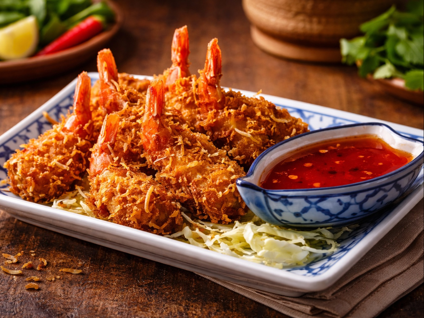 Fried Coconut Shrimp.