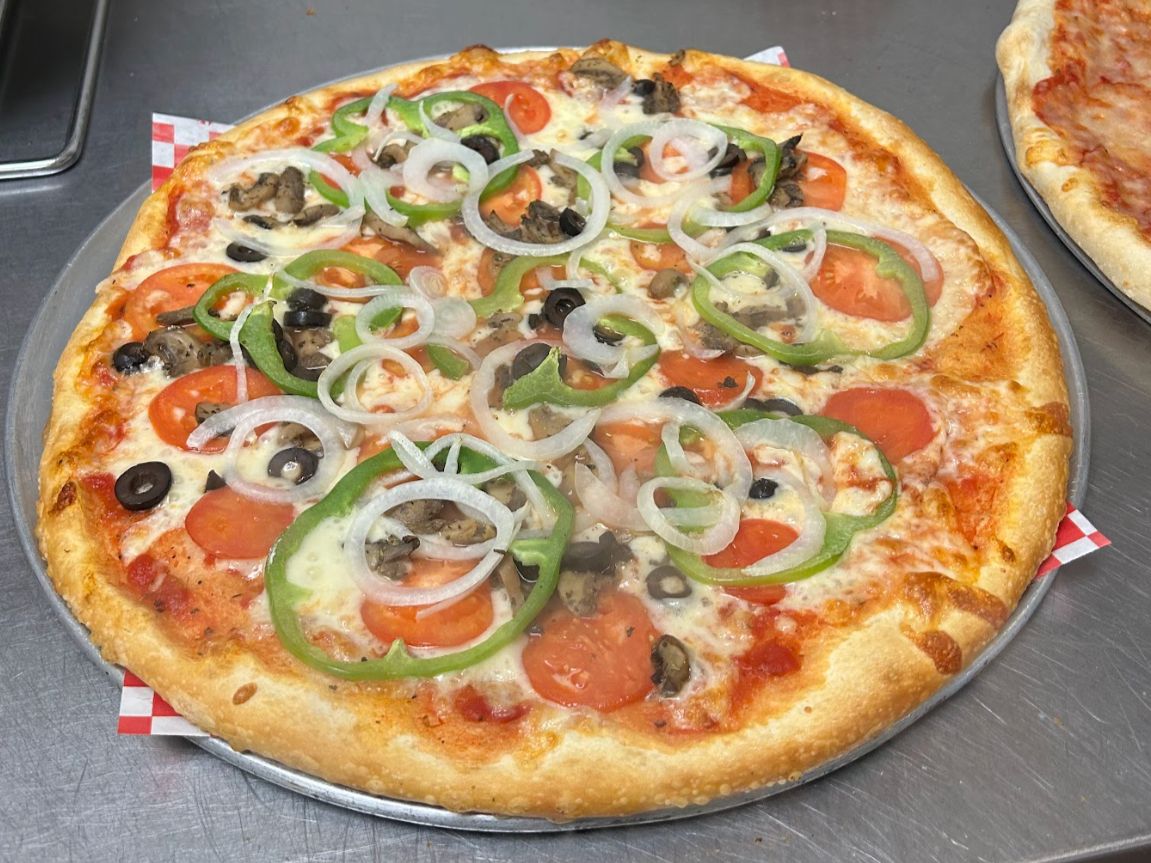 Veggie Supreme Pizza.