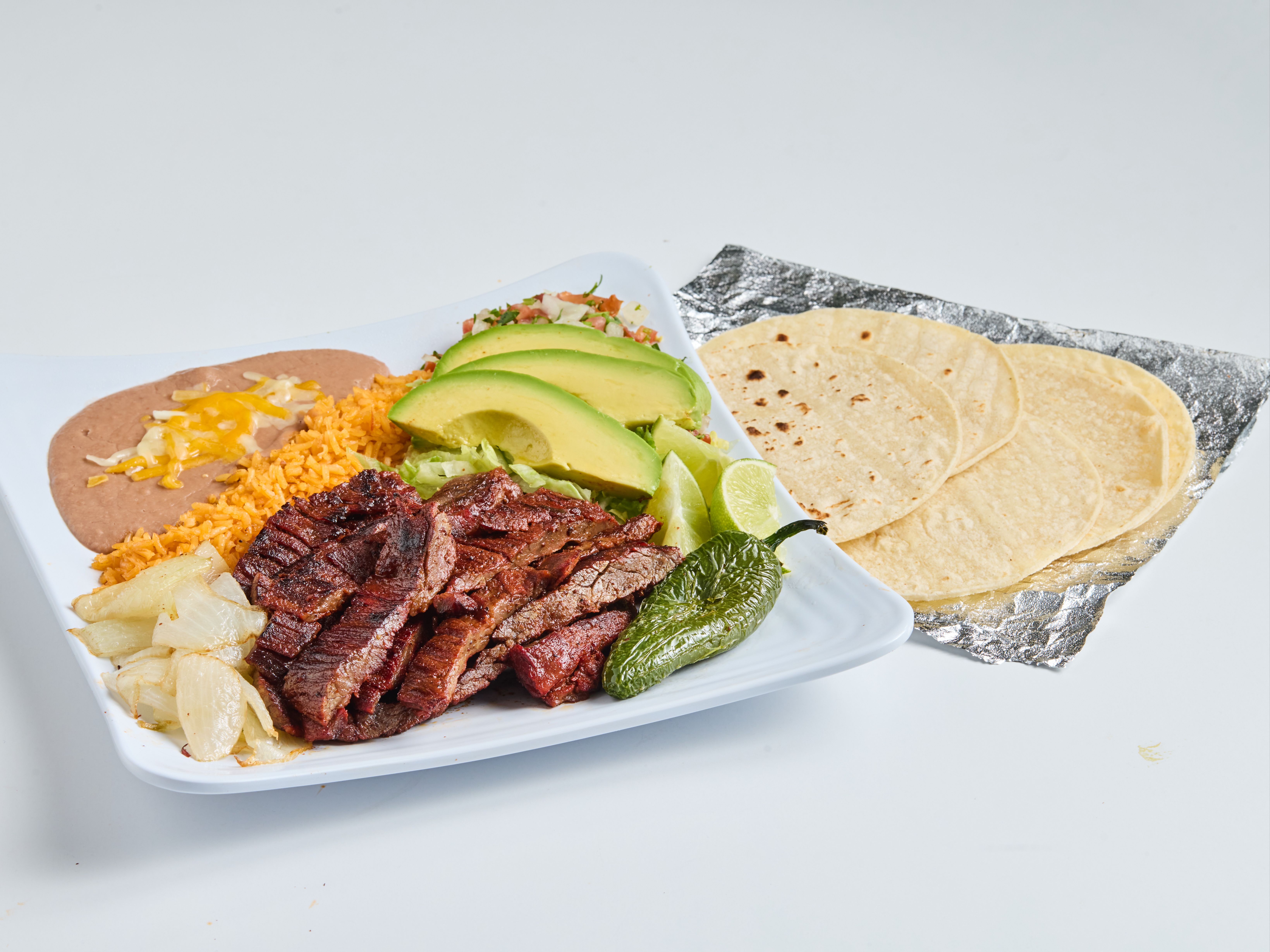 (4) Carne Asada Plate