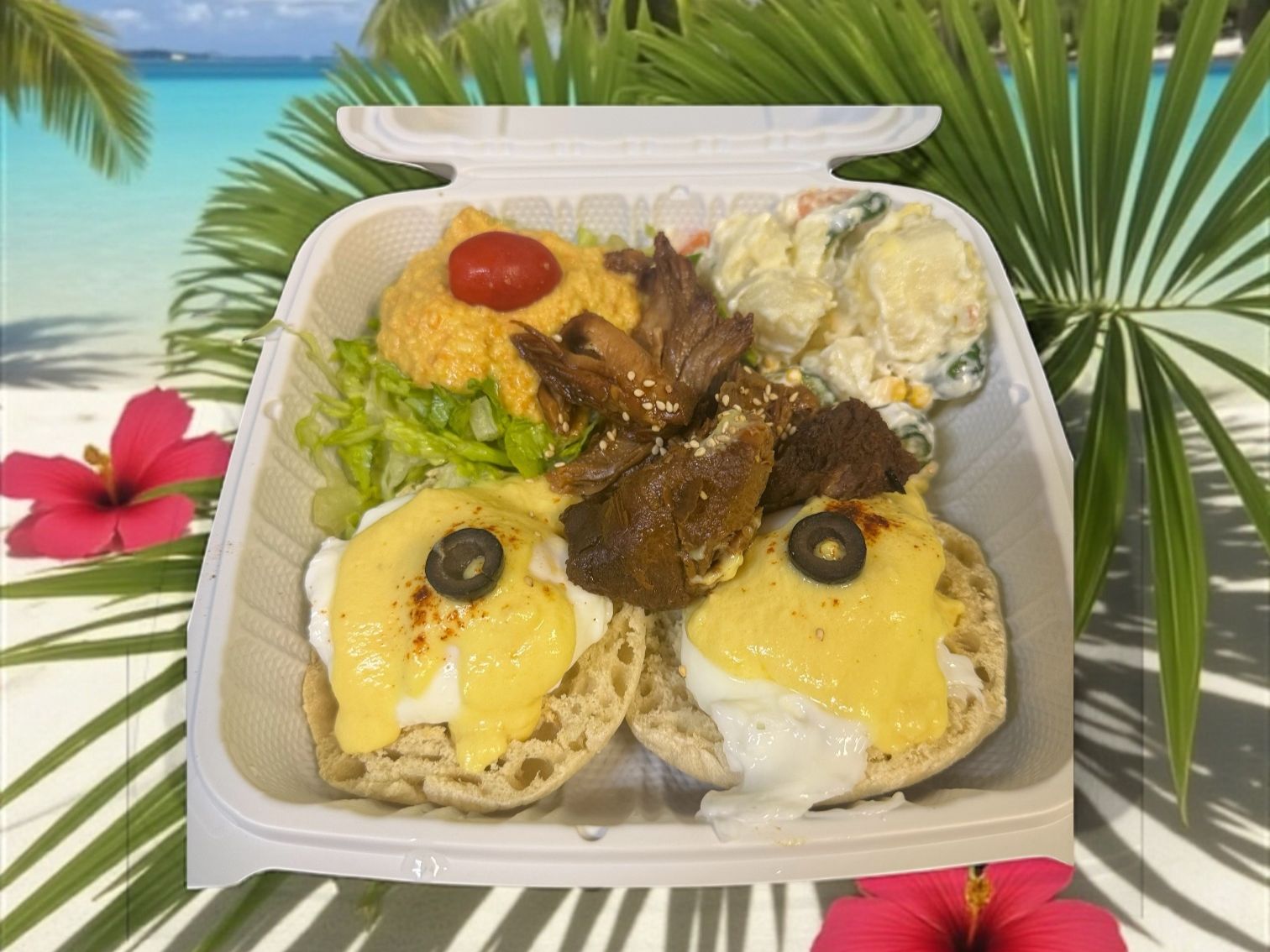 Pork Kakuni Benedict.