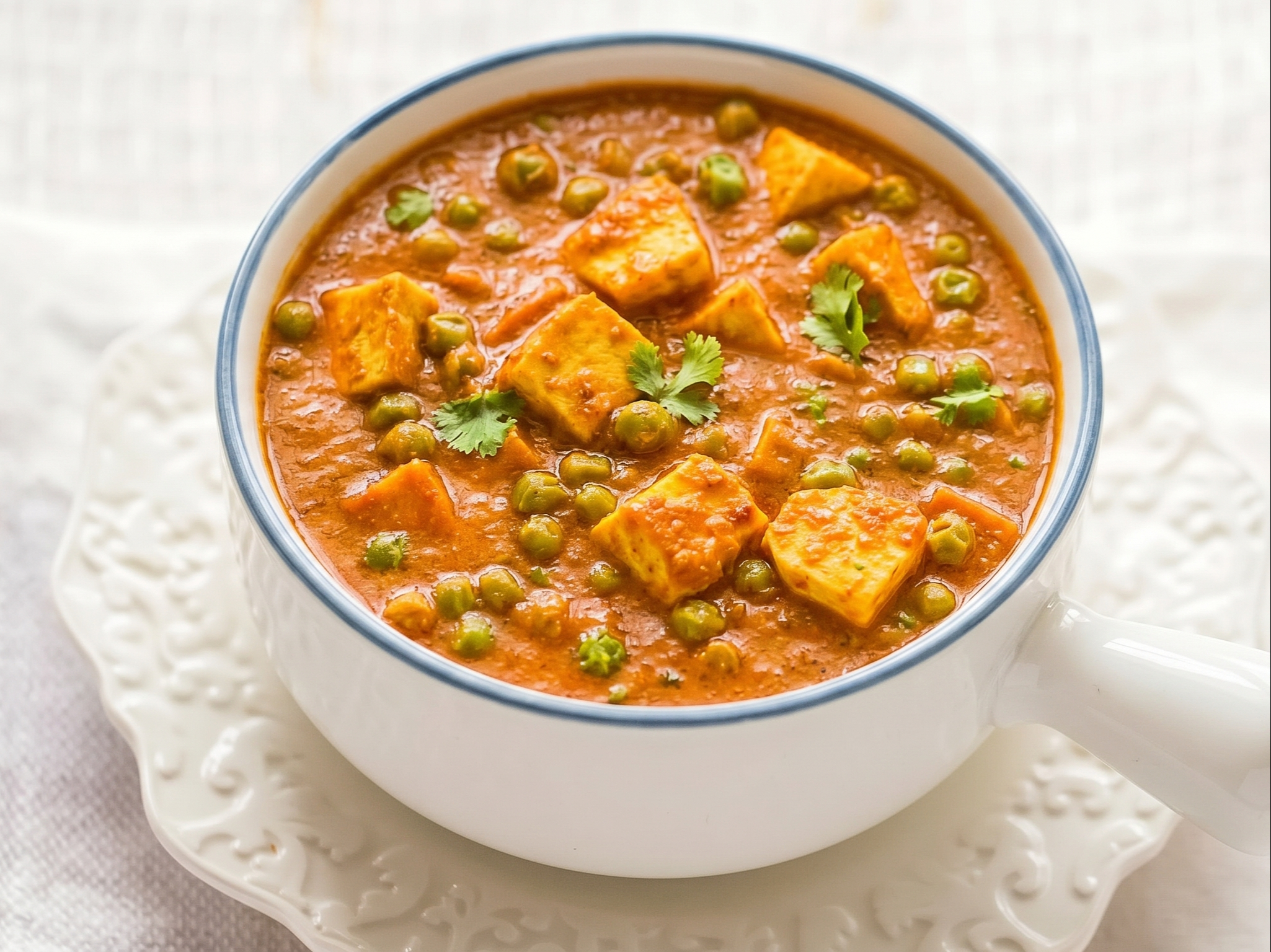 Matar Paneer.