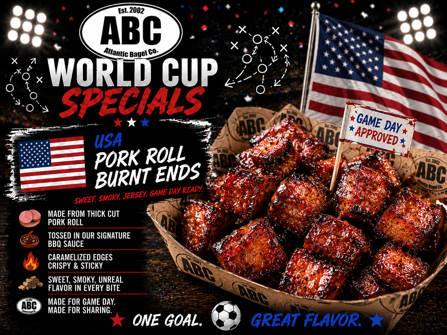 USA Pork Roll Burnt Ends.