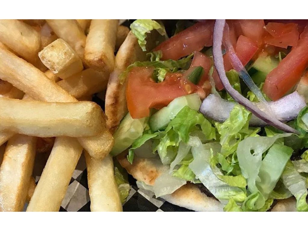 Chicken Gyro Sandwich.