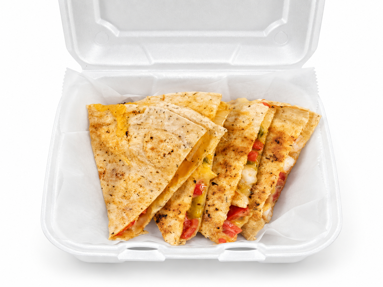 Shrimp Quesadilla.