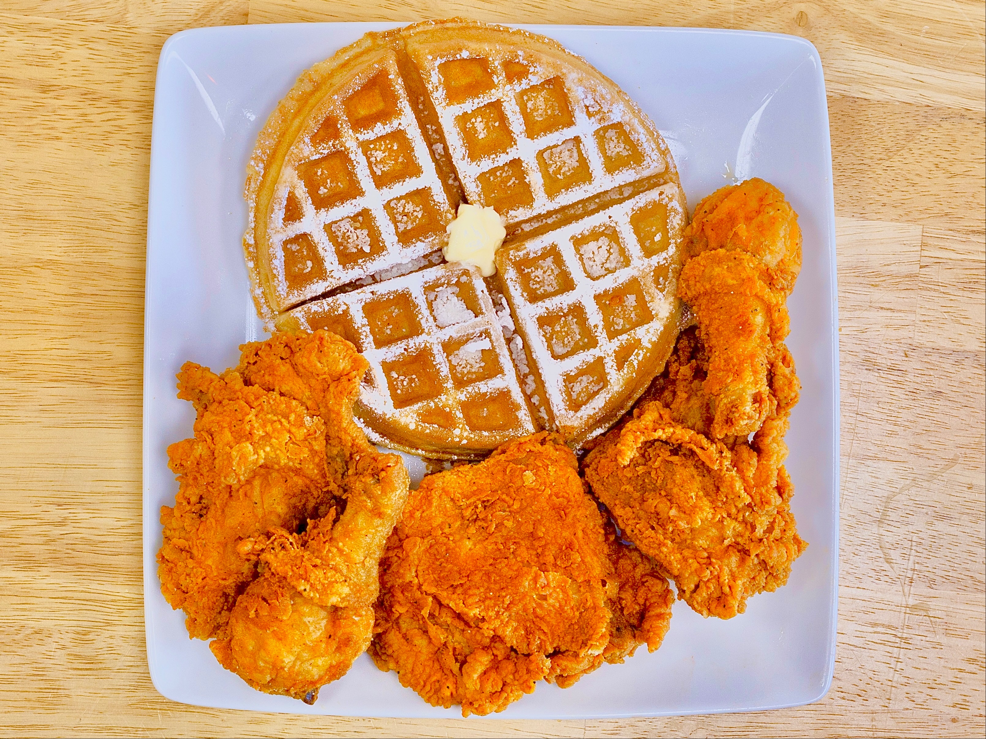 3 Dark Meat & Waffle