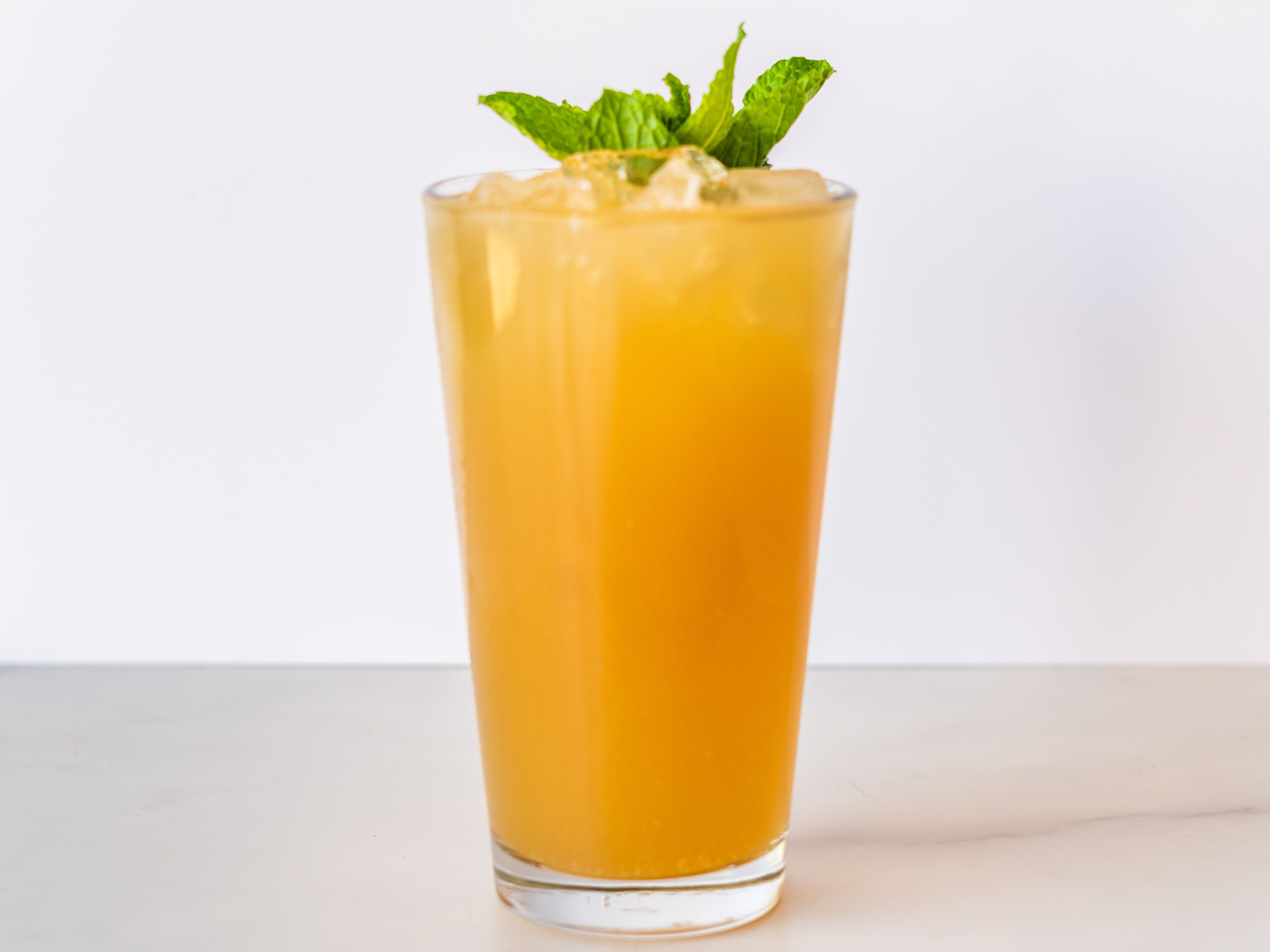 Iced Mint Lime Ginger Tea