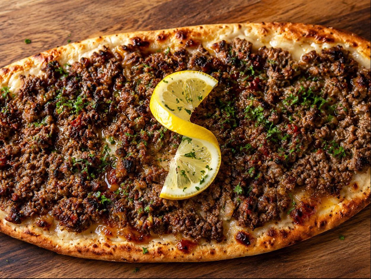 Meat Flatbread.