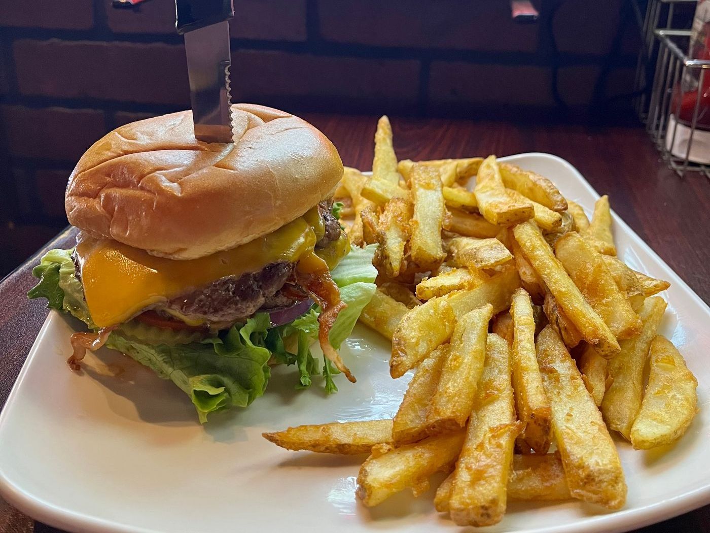Bacon Cheeseburger.