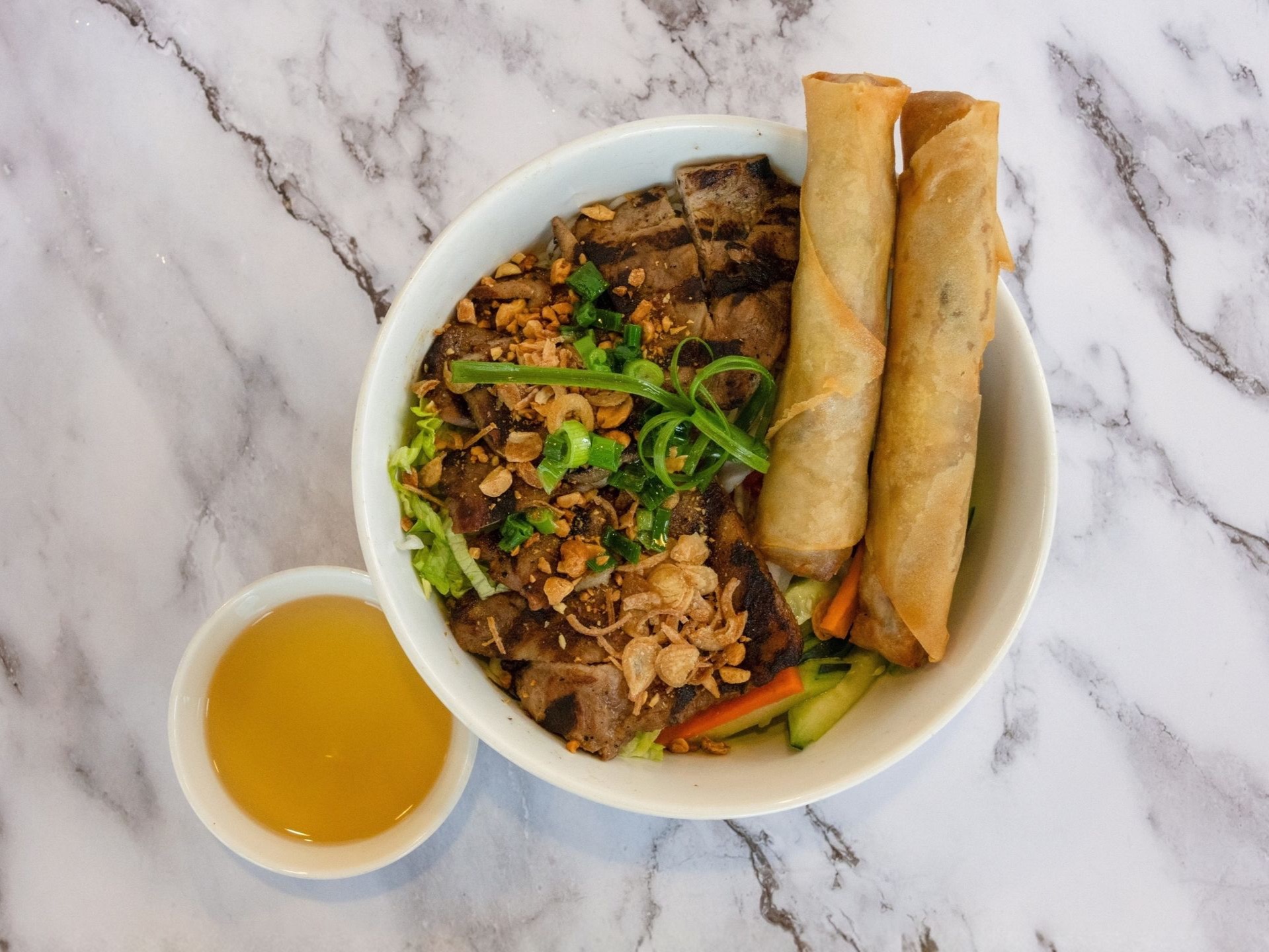 Bun Thit Nuong Cha Gio.