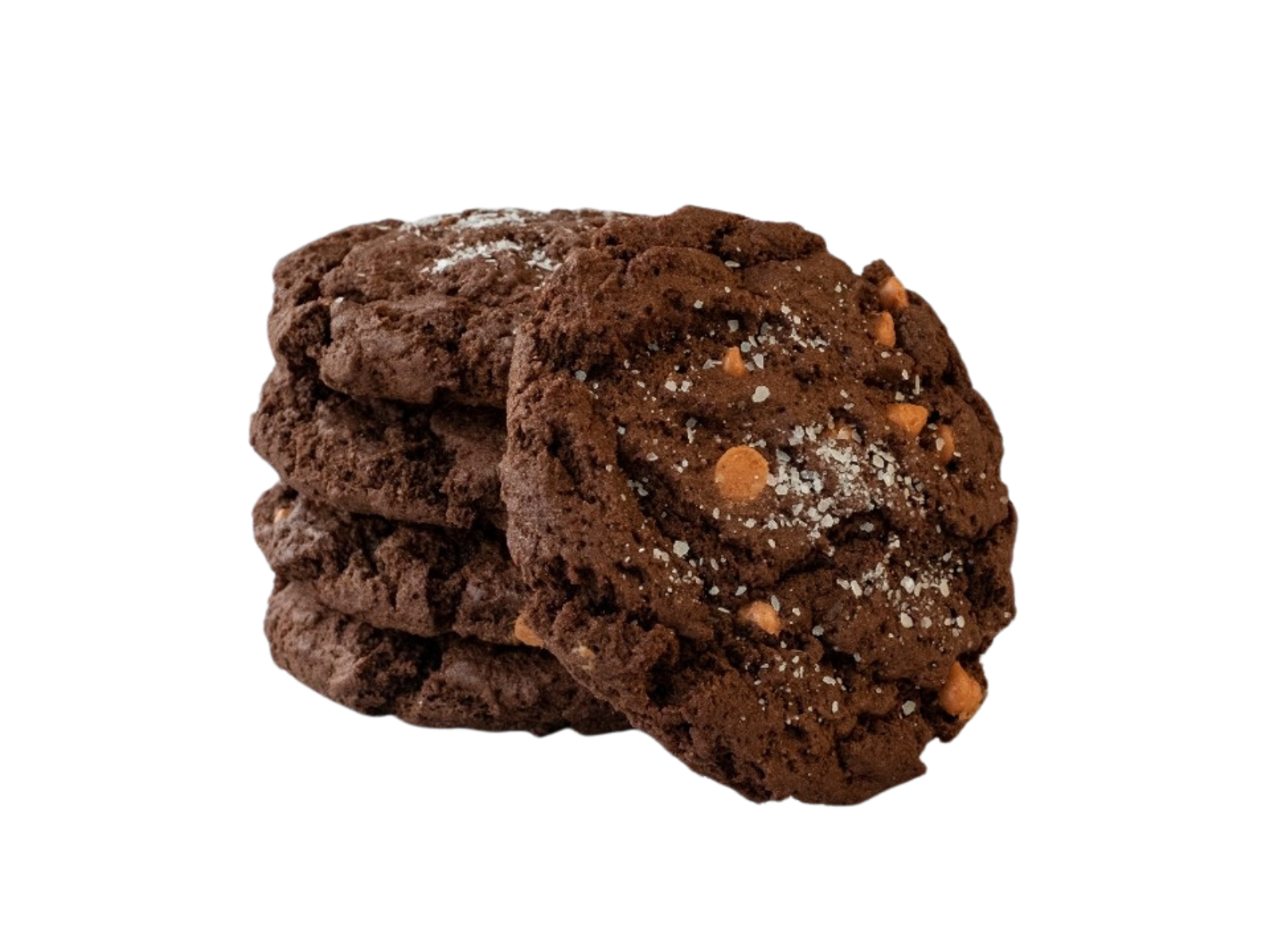Chocolate Caramel Sea Salt Cookie.