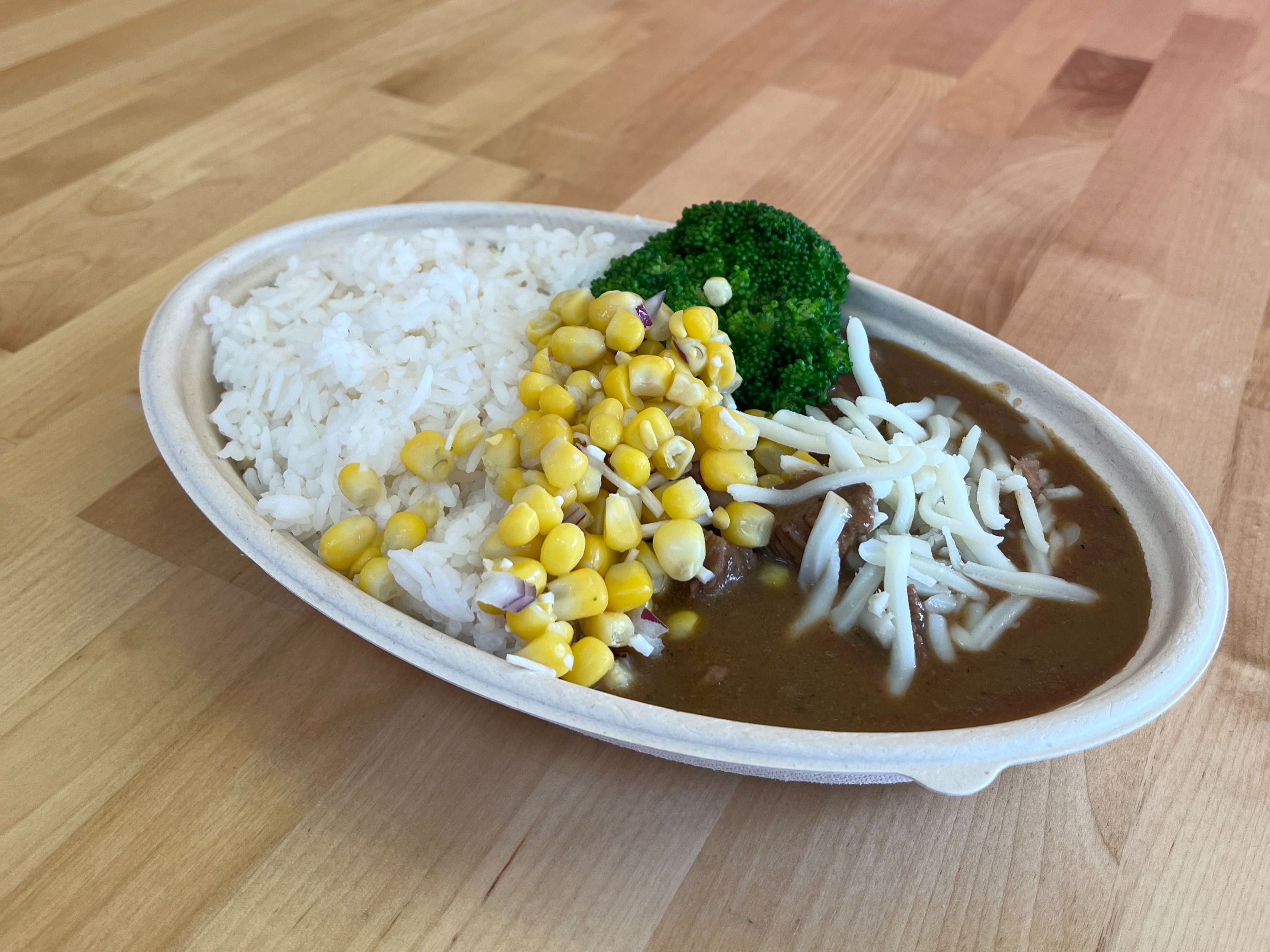 Lamb Curry Rice Bowl.