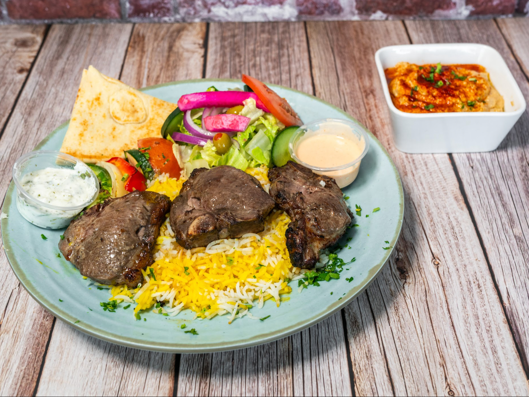 Lamb Chops Kabob.