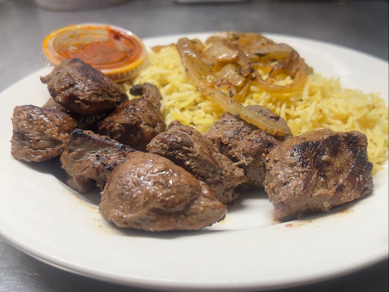 Lamb Kebab Dinner Entree