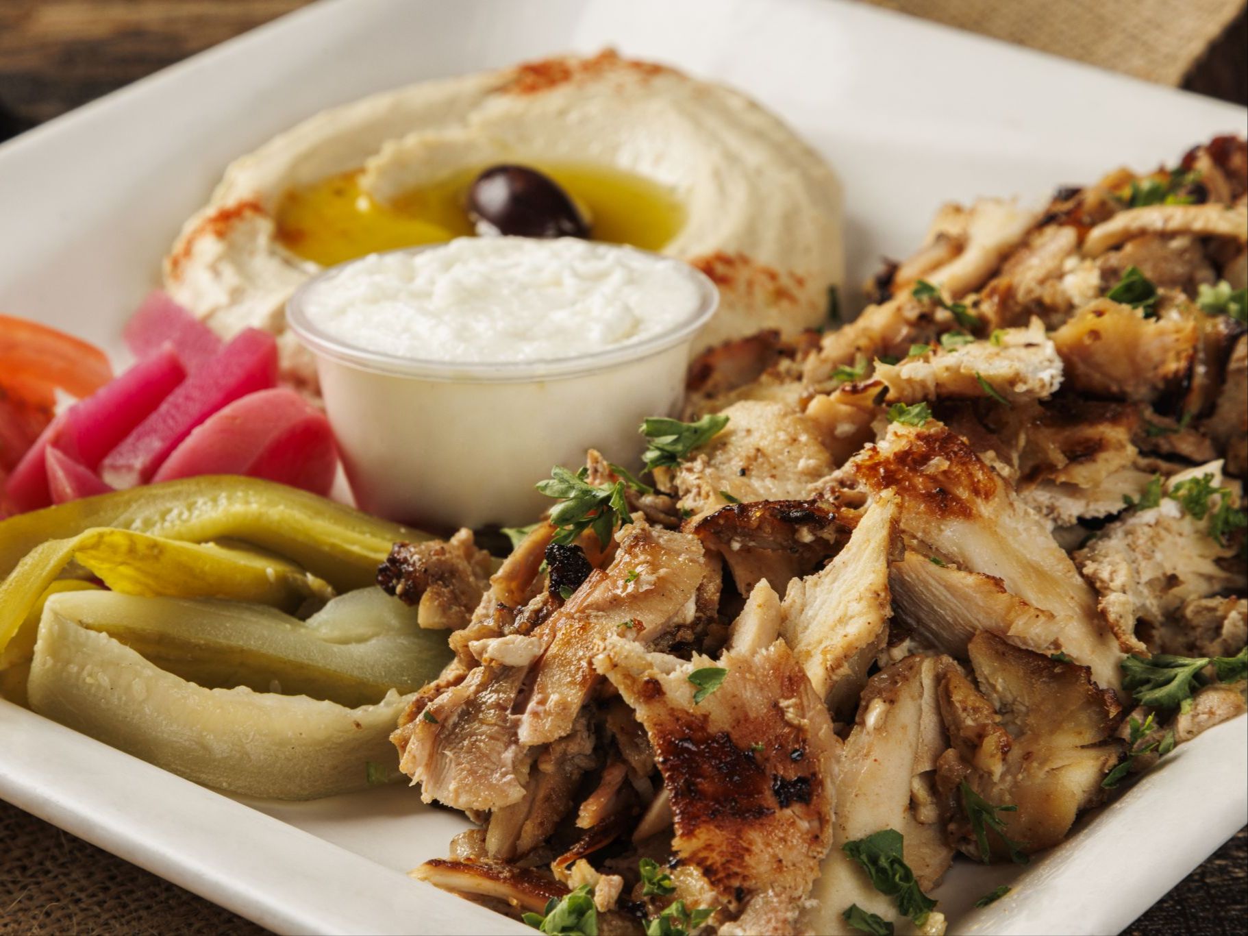 Chicken Shawarma Plate