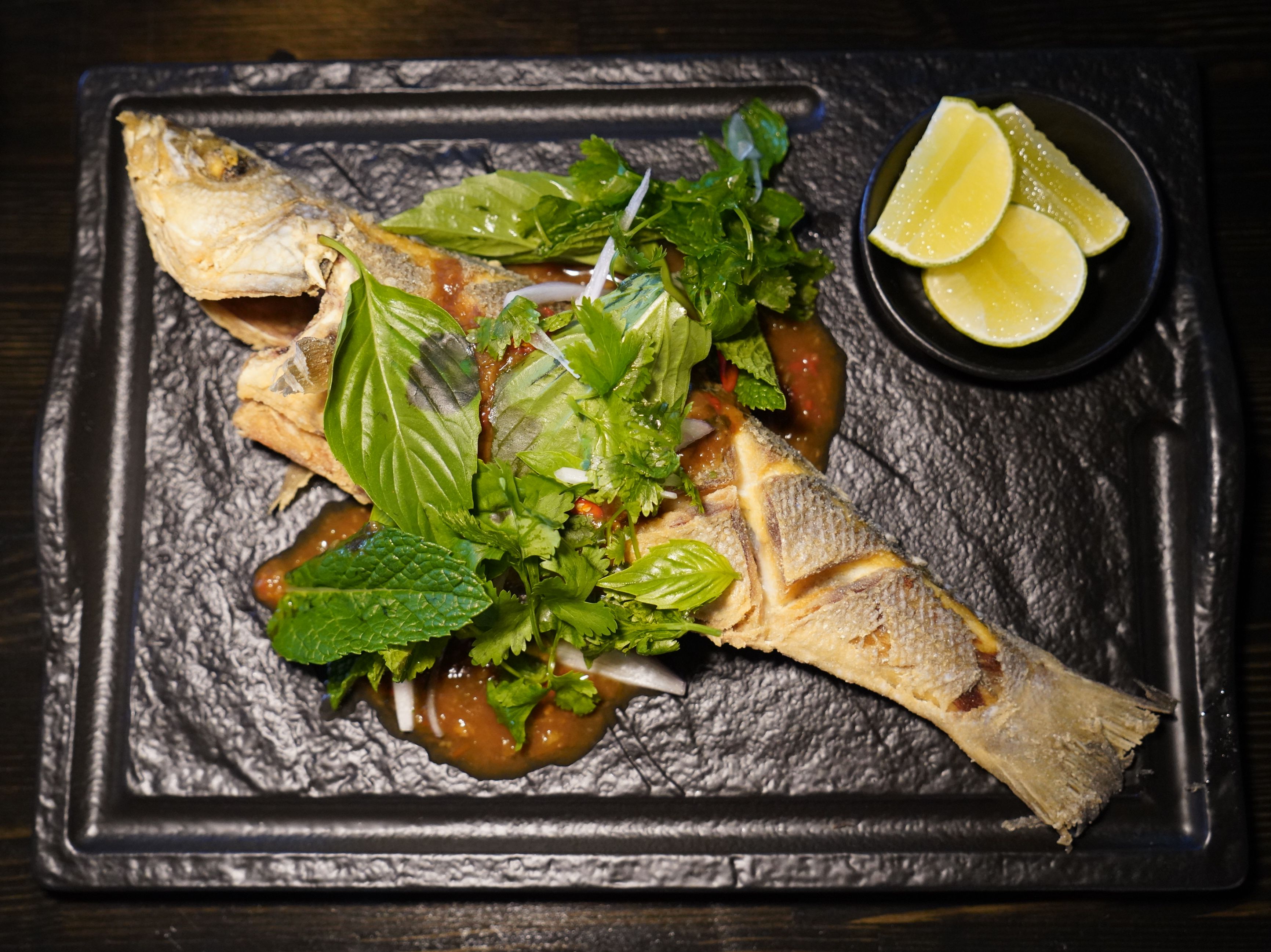 Whole Fried Fish.