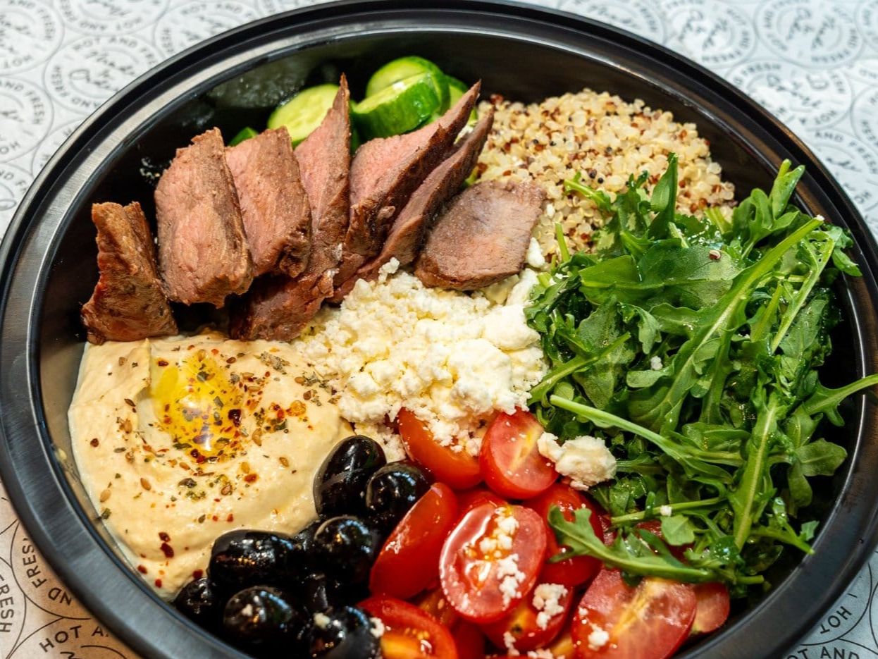 Mediterranean (Carb) Bowl