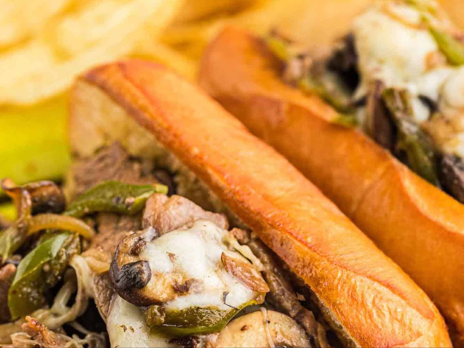 Mushroom Cheese Steak