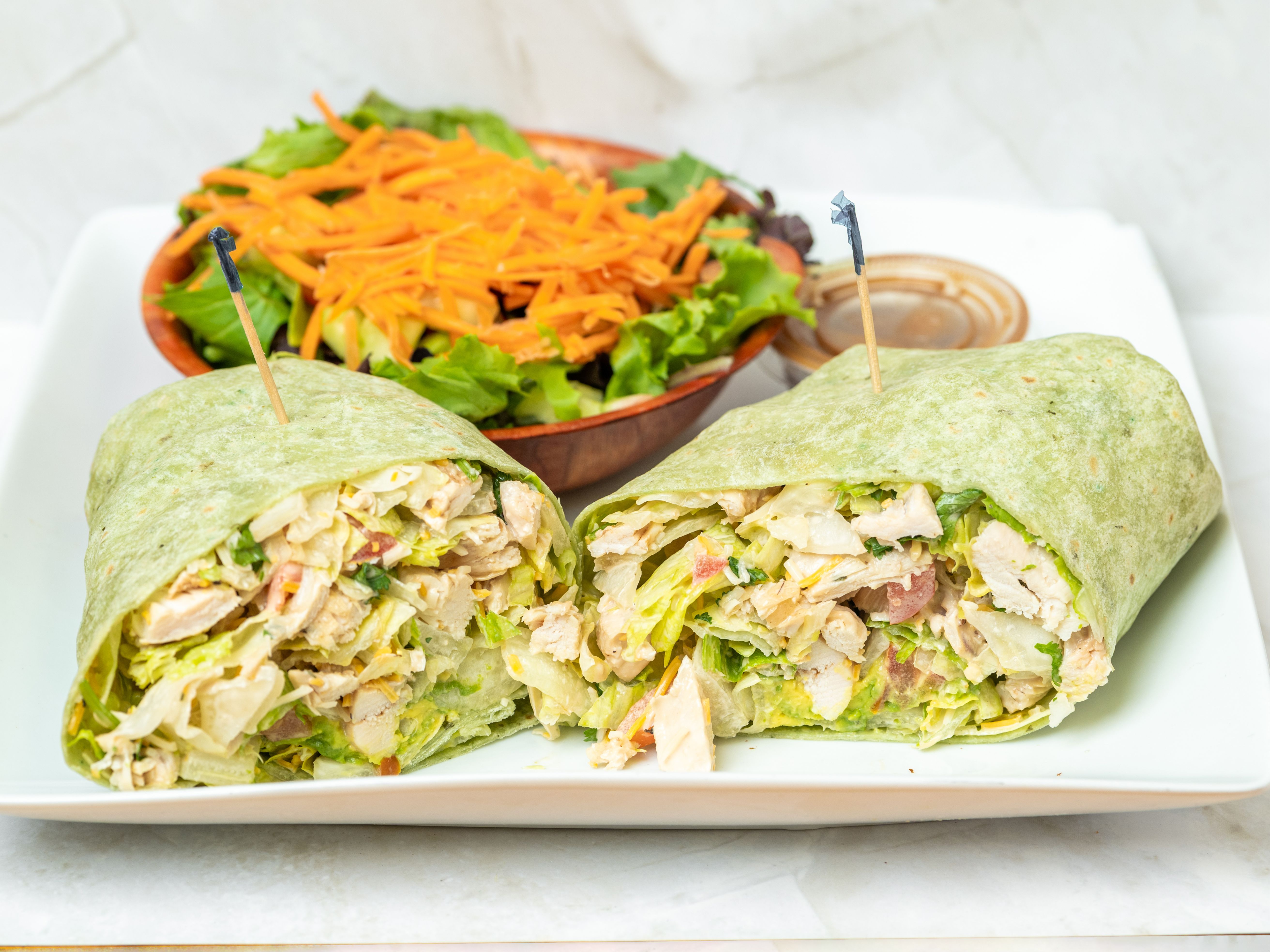 Santa Fe Chicken Wrap.