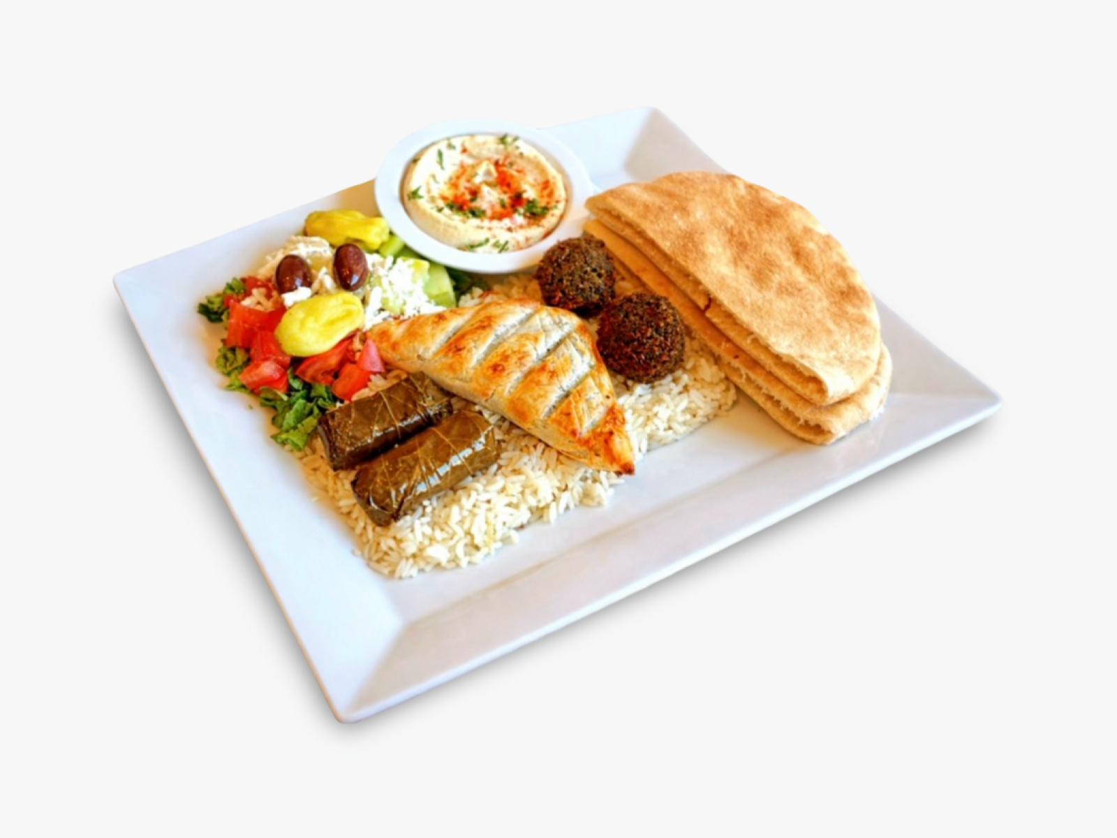 Veggie Combo Plate.