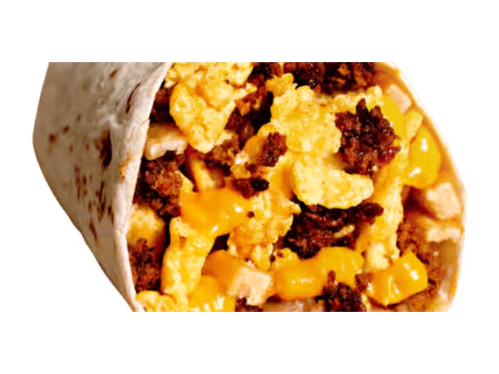 Sausage & Egg Burrito.