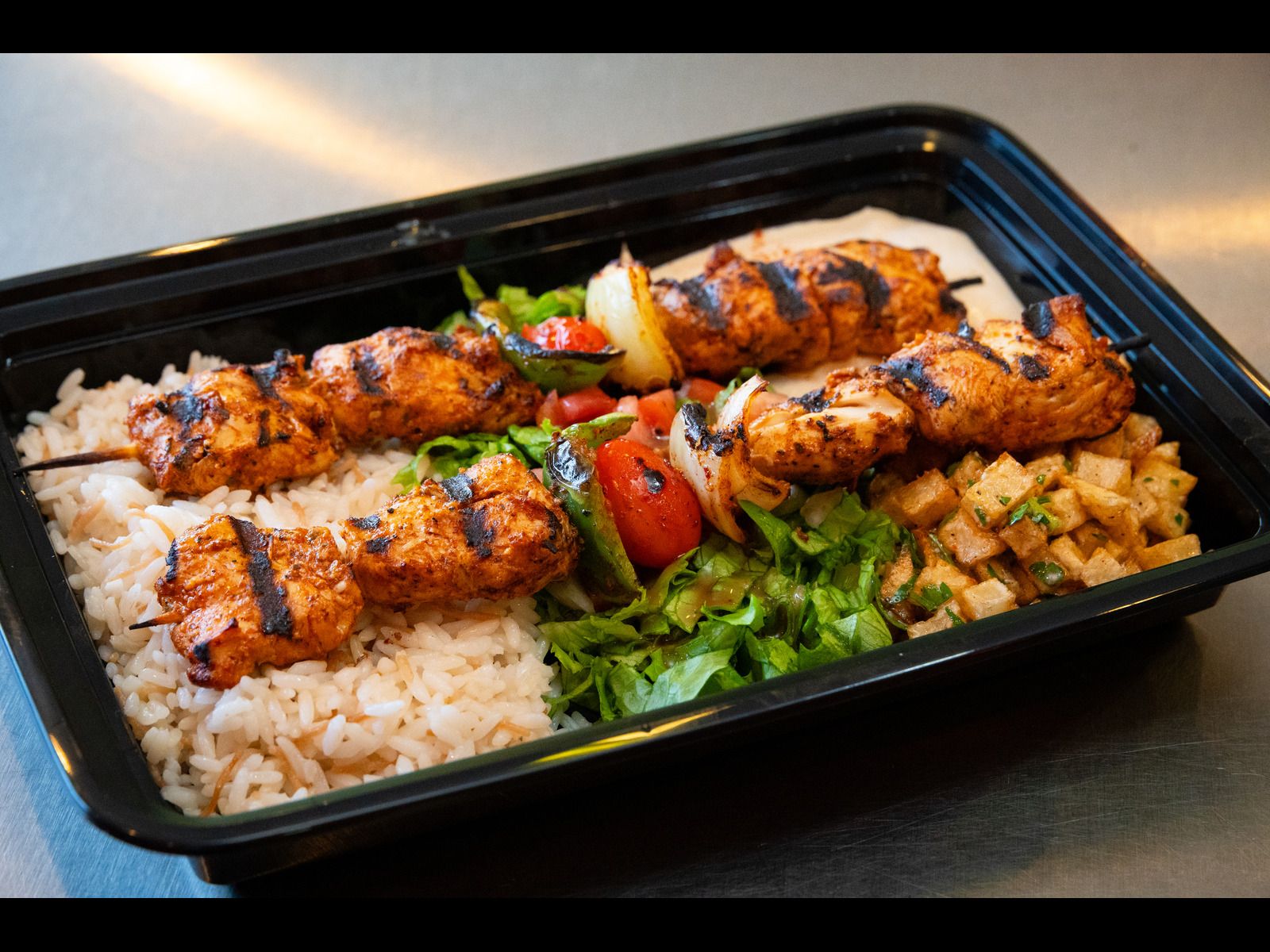 Chicken Kabob Plate