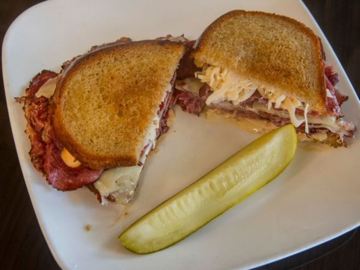 Classic Reuben.