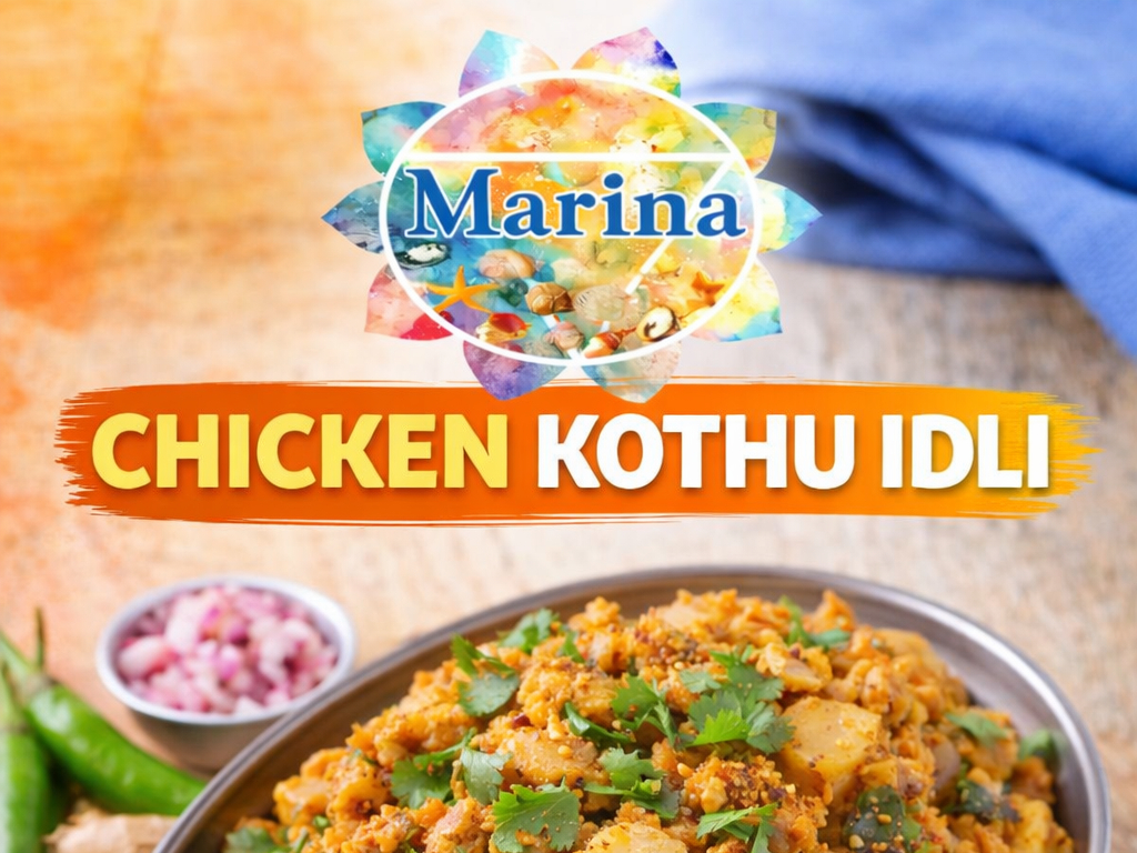 Idly Chicken Kothu.