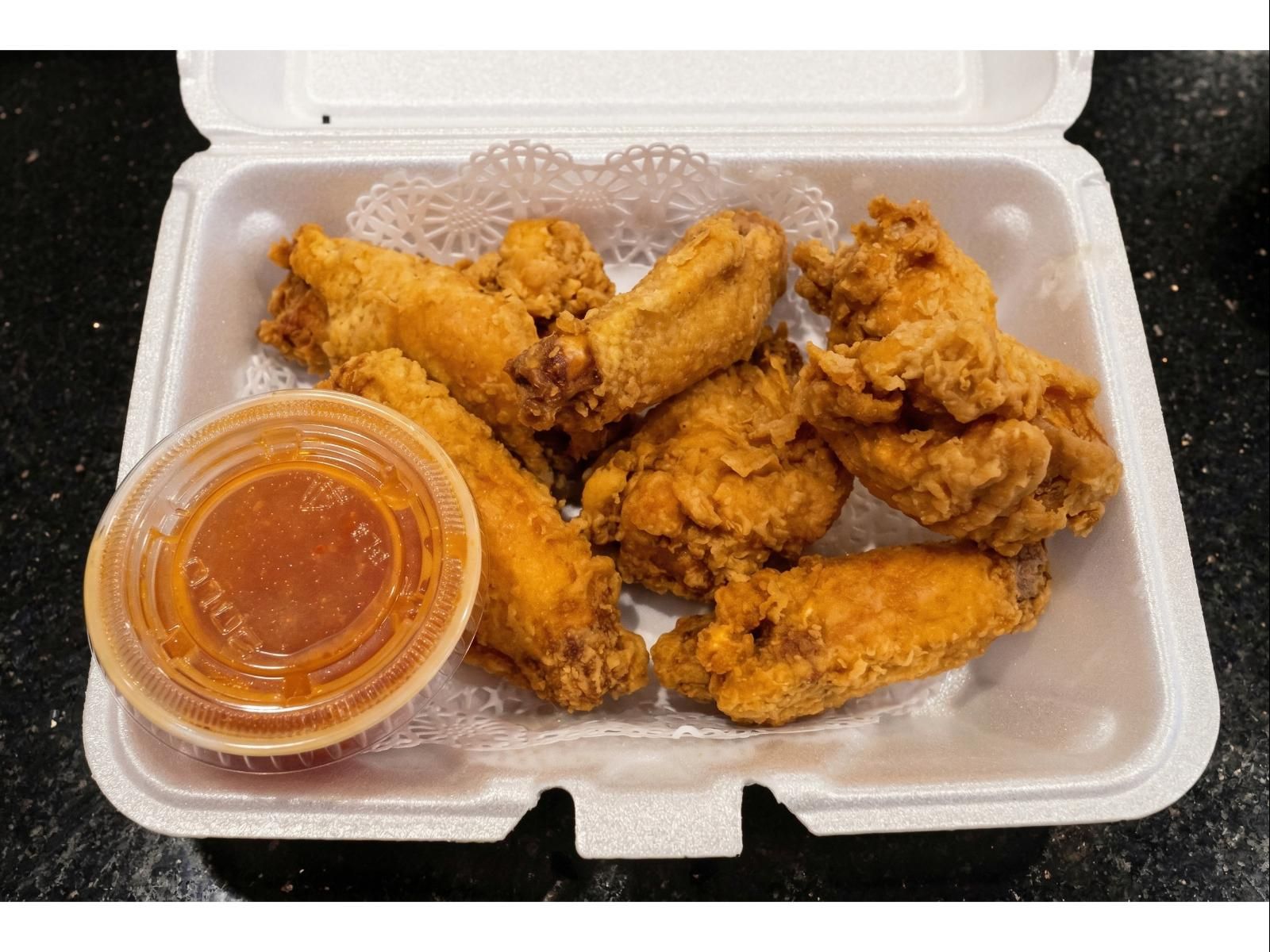 Fried Chicken Wings.