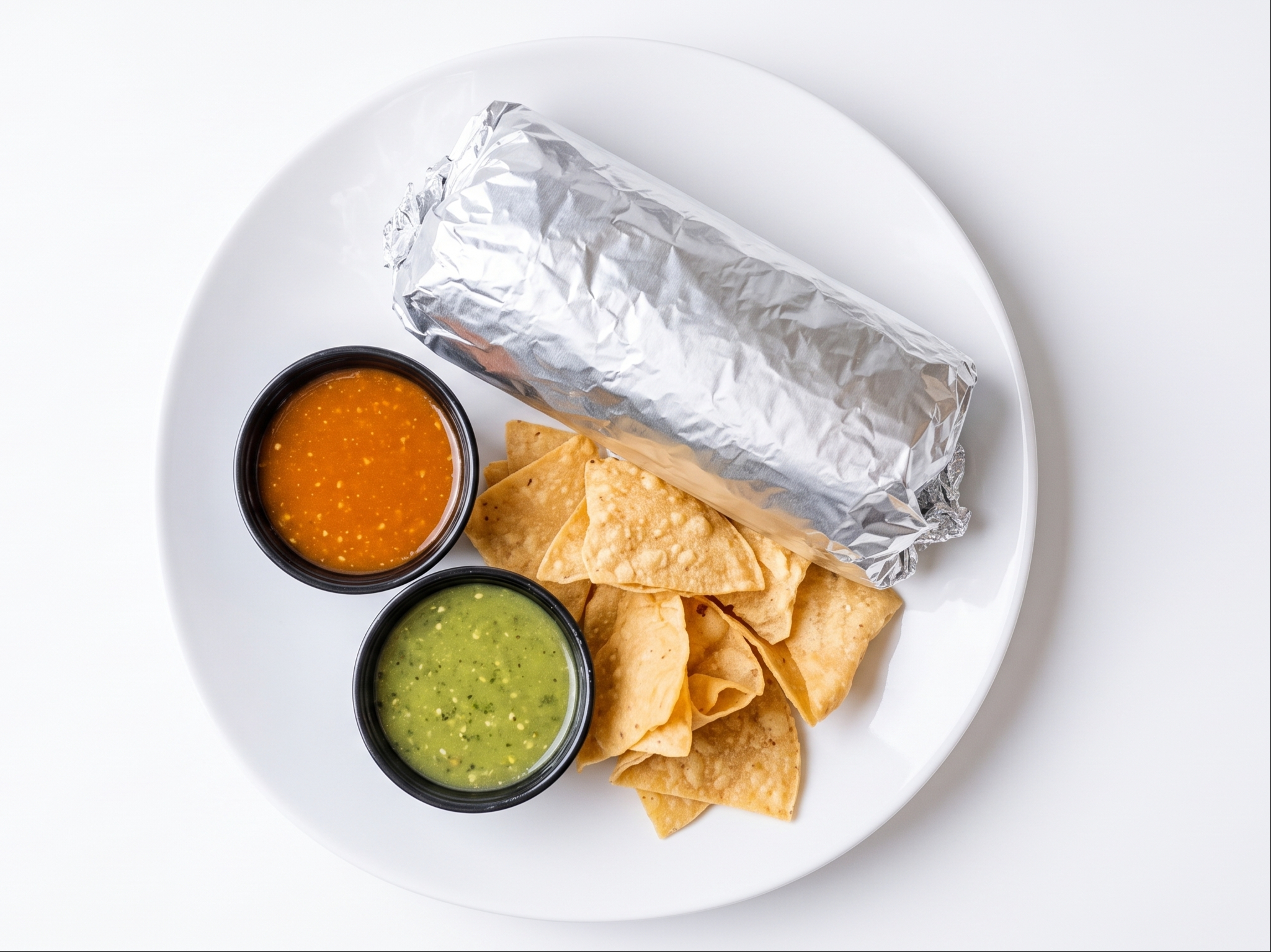 Veggie Breakfast Burrito Combo.