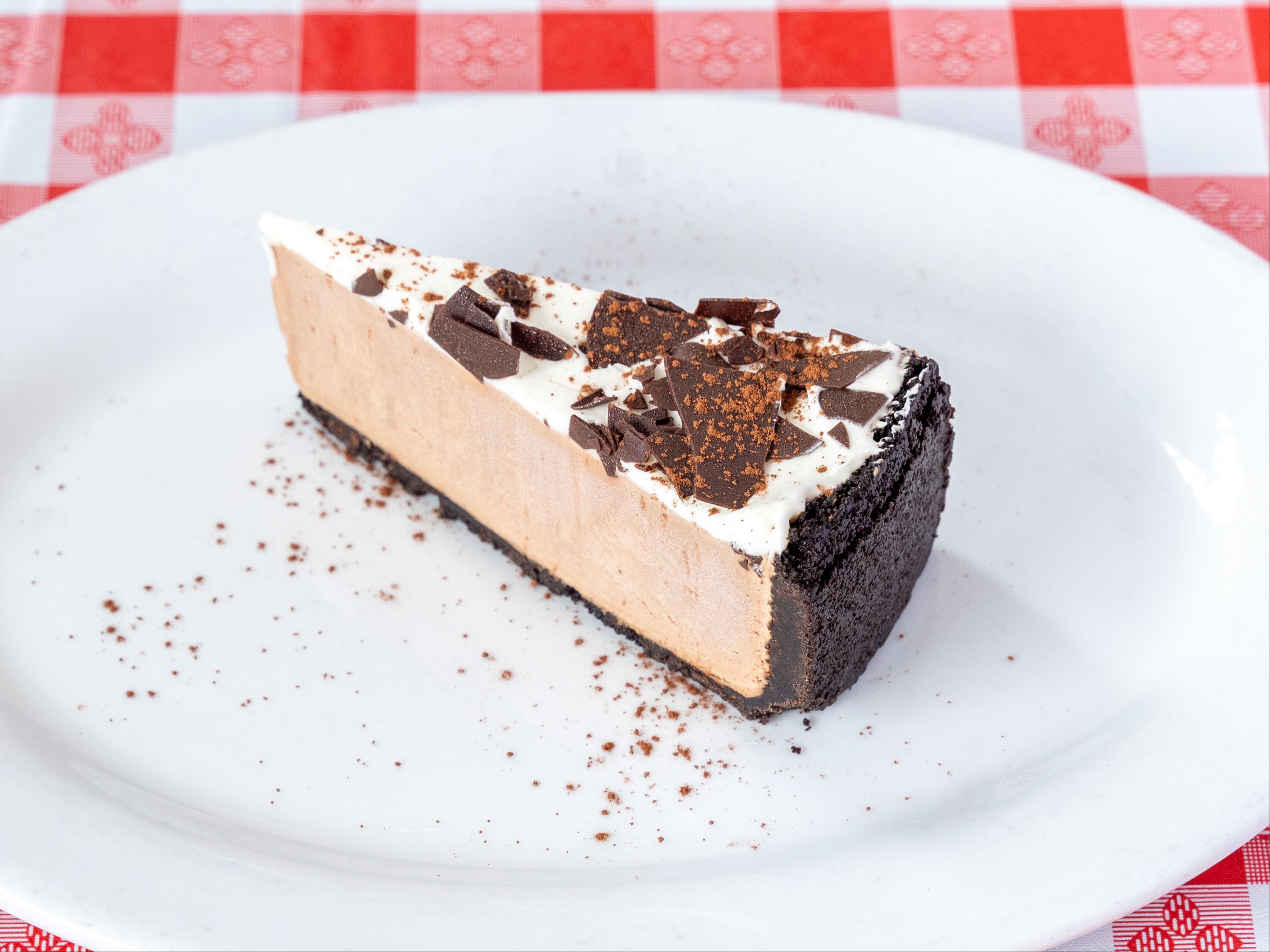 Chocolate Mousse Cake.