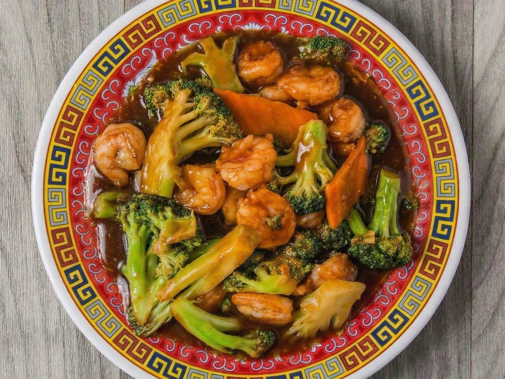 Shrimp With Broccoli.