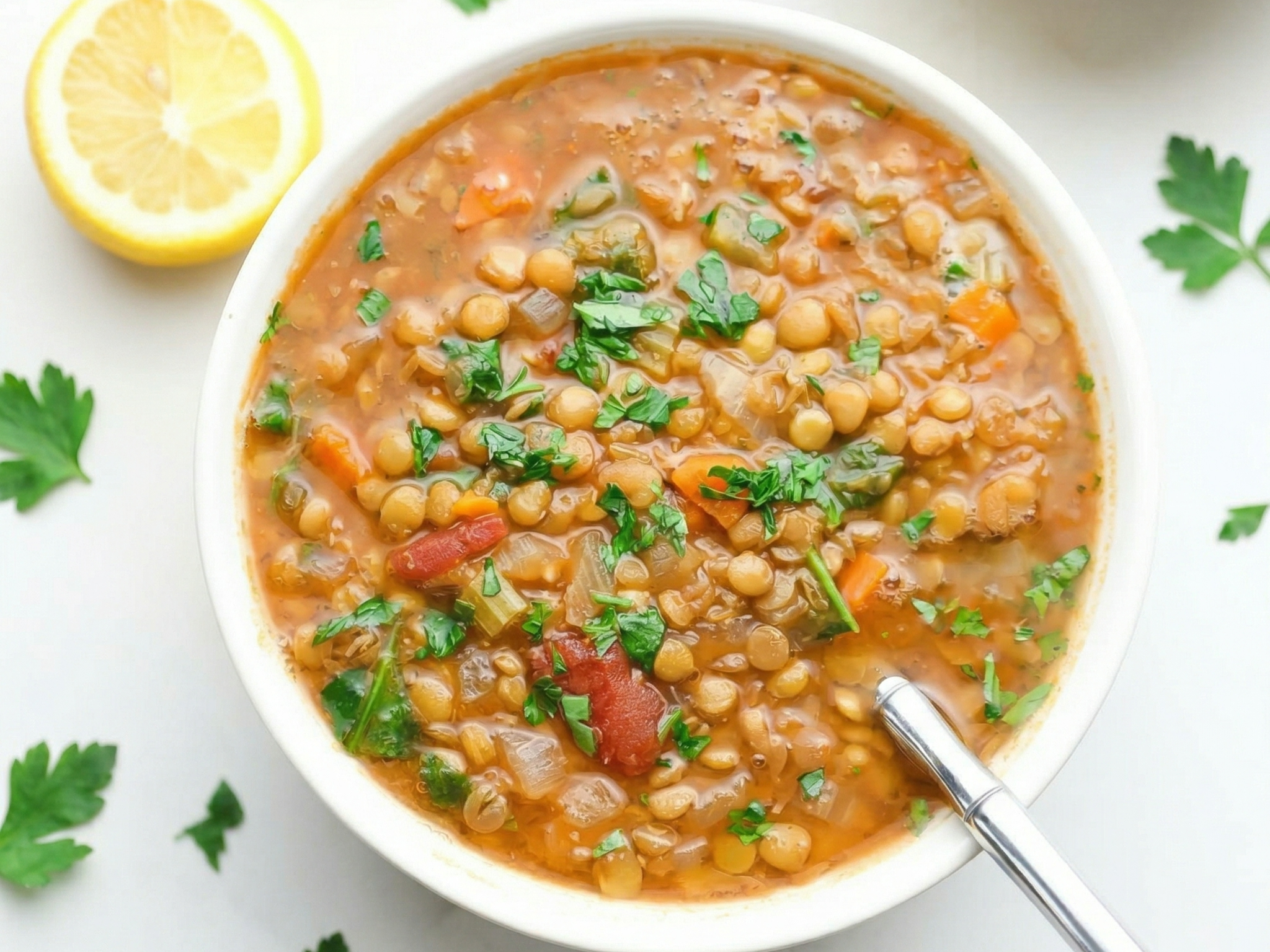 Mixed Lentils Soup.