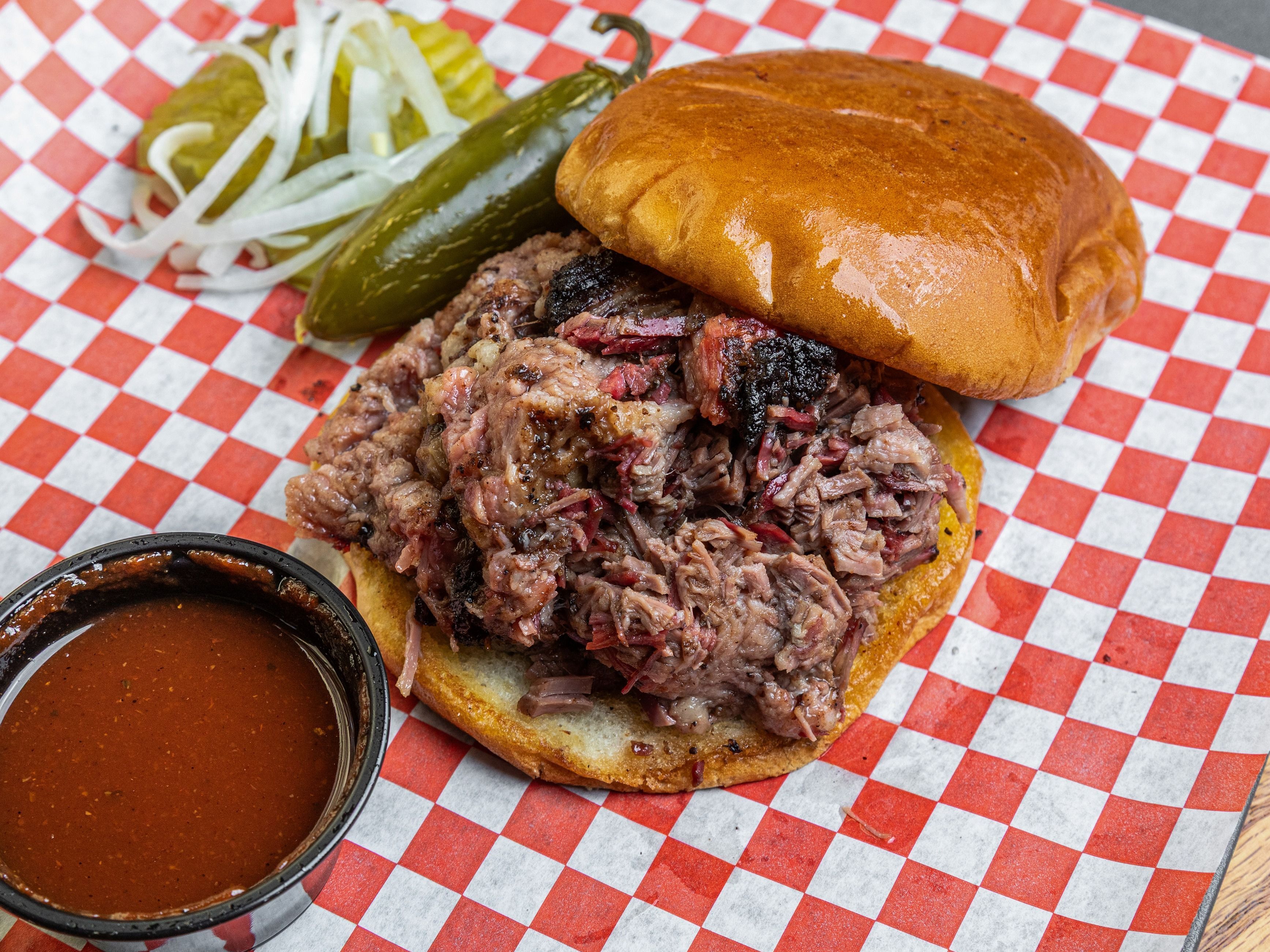 Brisket Chopped Sandwich (Pick Only 1 Side).