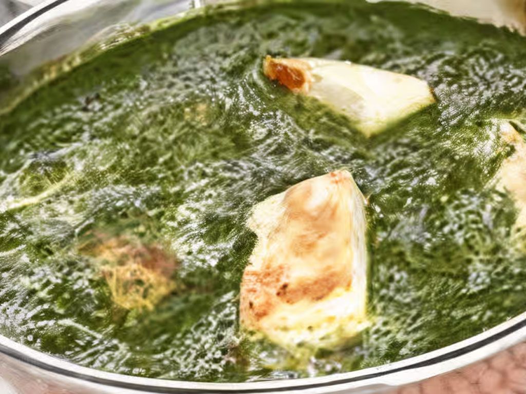 Saag Paneer.