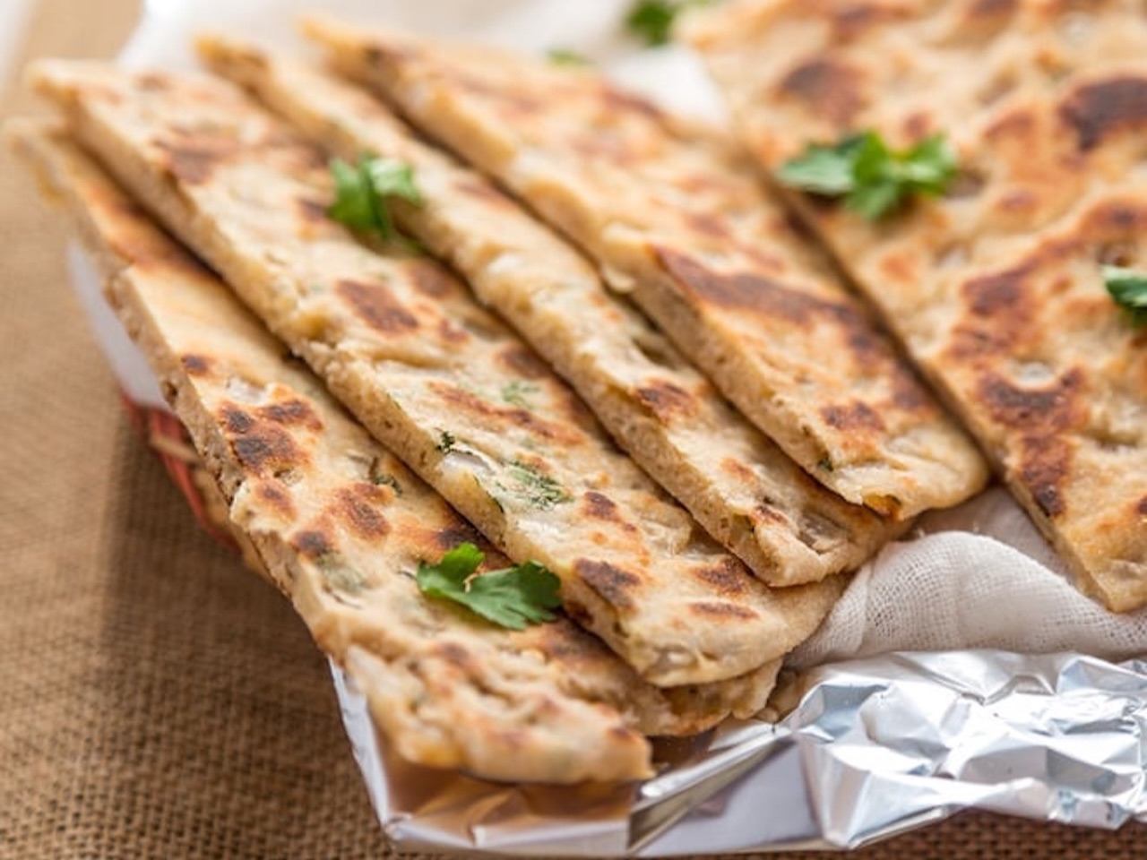 ONION MASALA KULCHA.