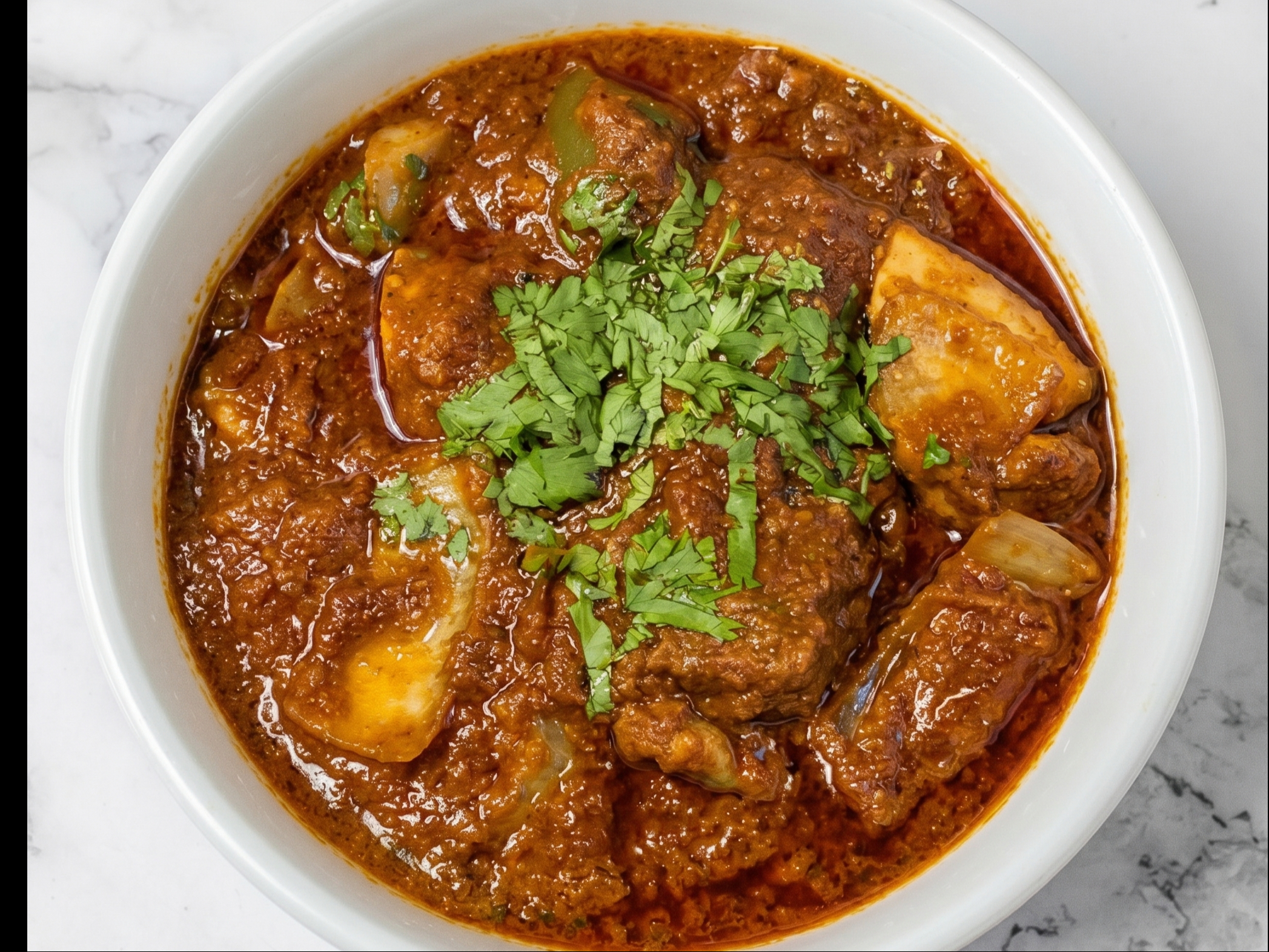 Shrimp Balti.