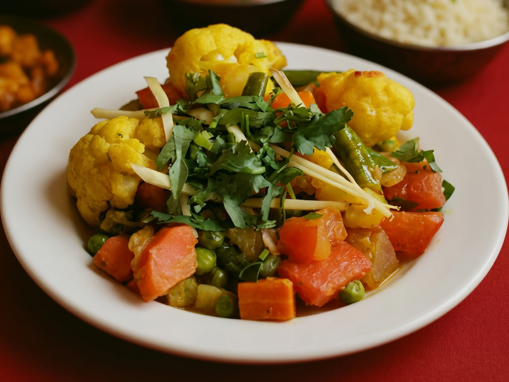 Aloo Gobhi Large.