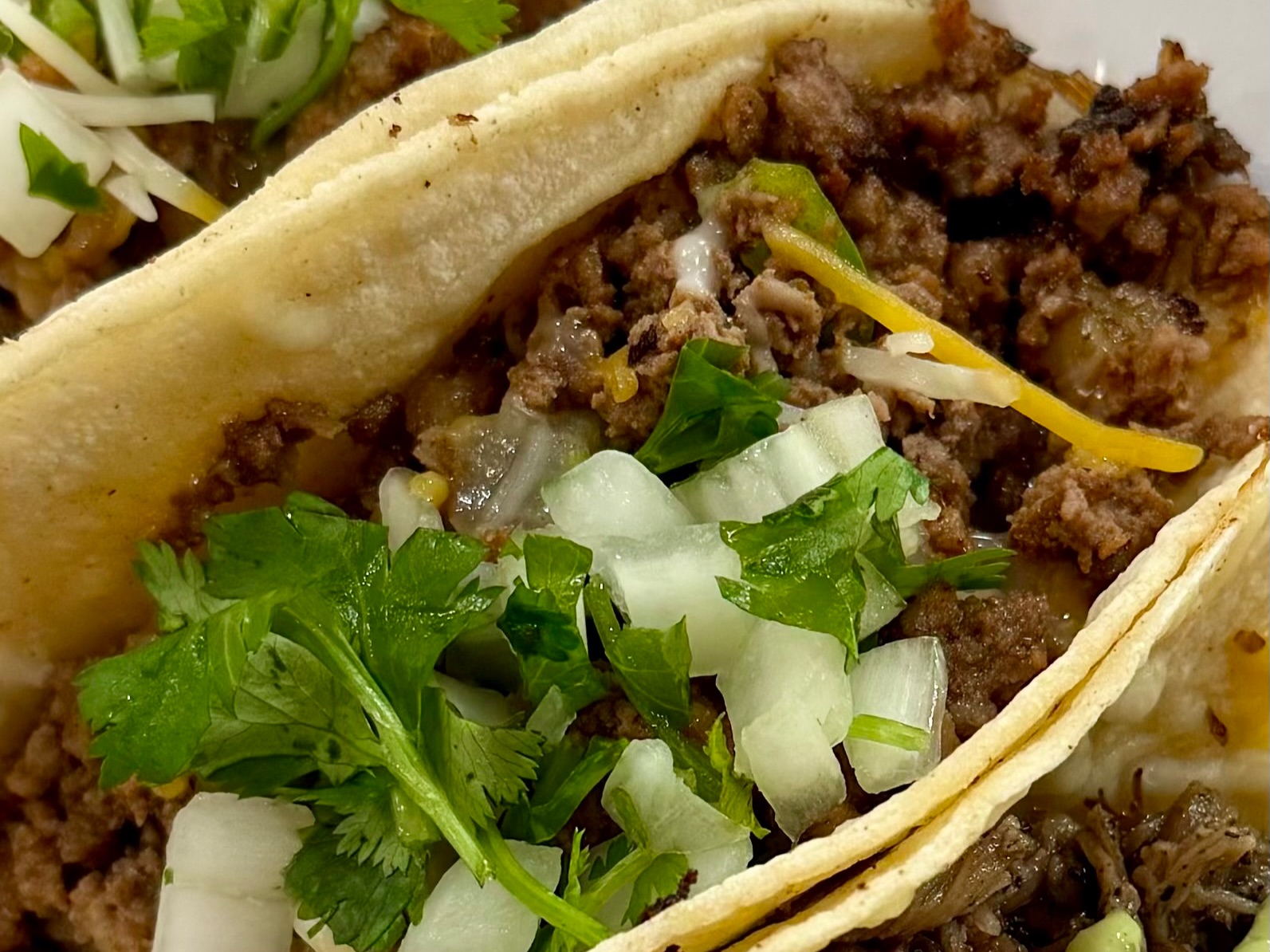 Ground Beef Taco Single.
