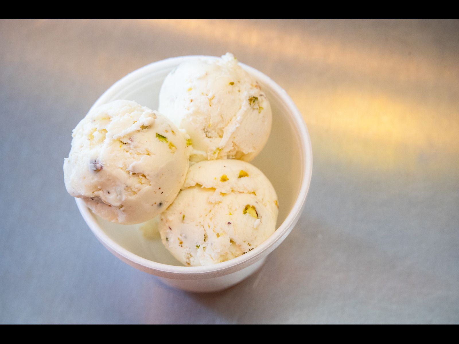 Pistachio Ice Cream.