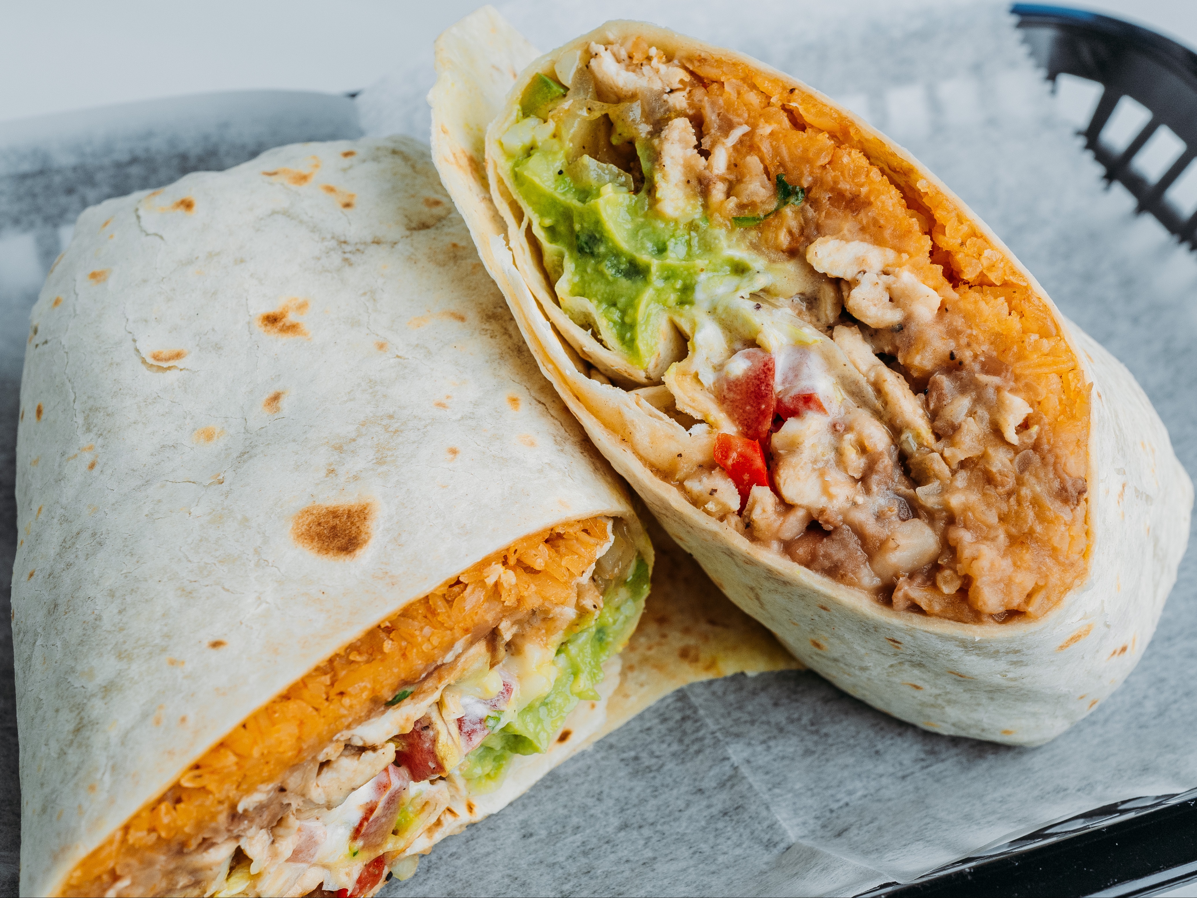 Burrito de Al Pastor.