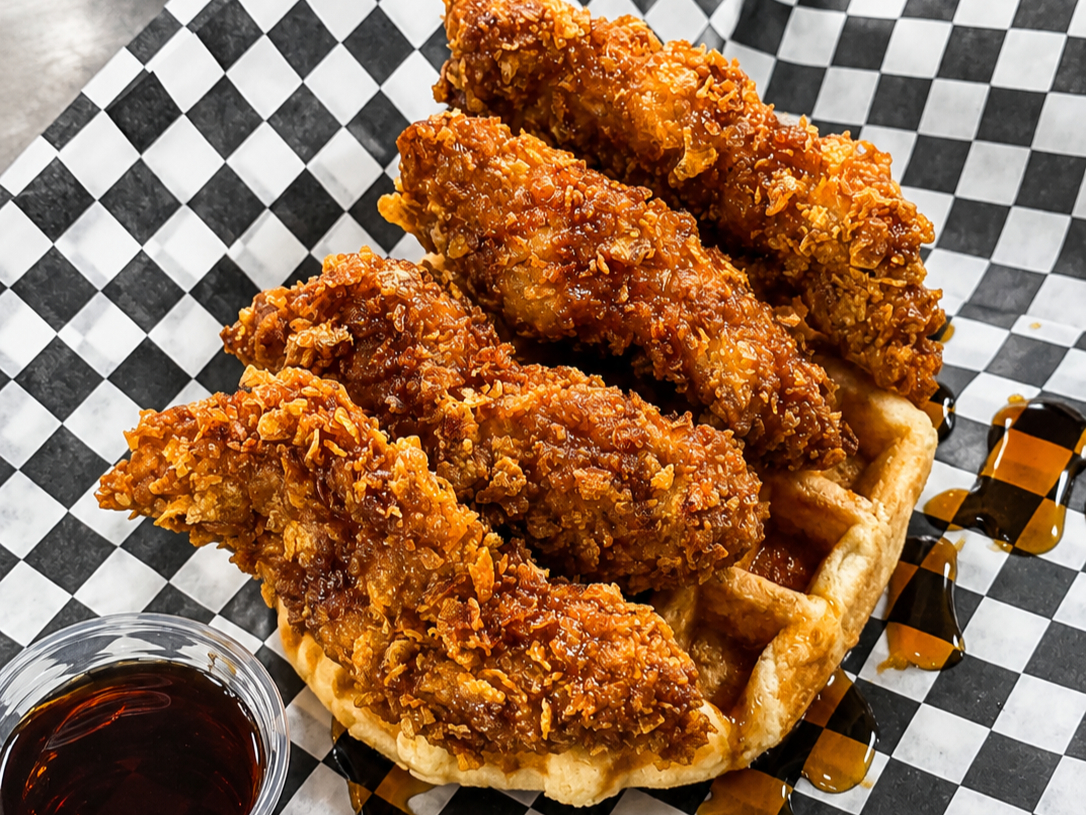 Chicken And Waffles.