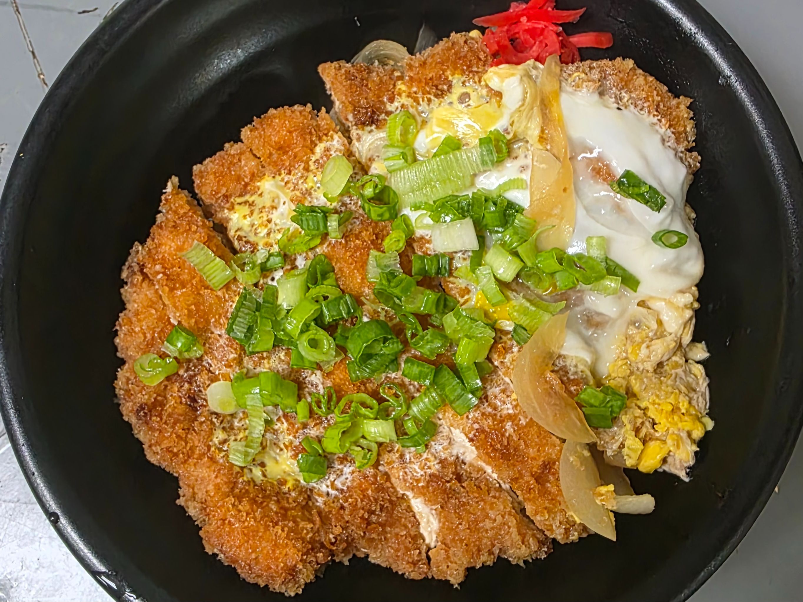 **TO GO** B6. Chicken Katsu Don & Miso Soup