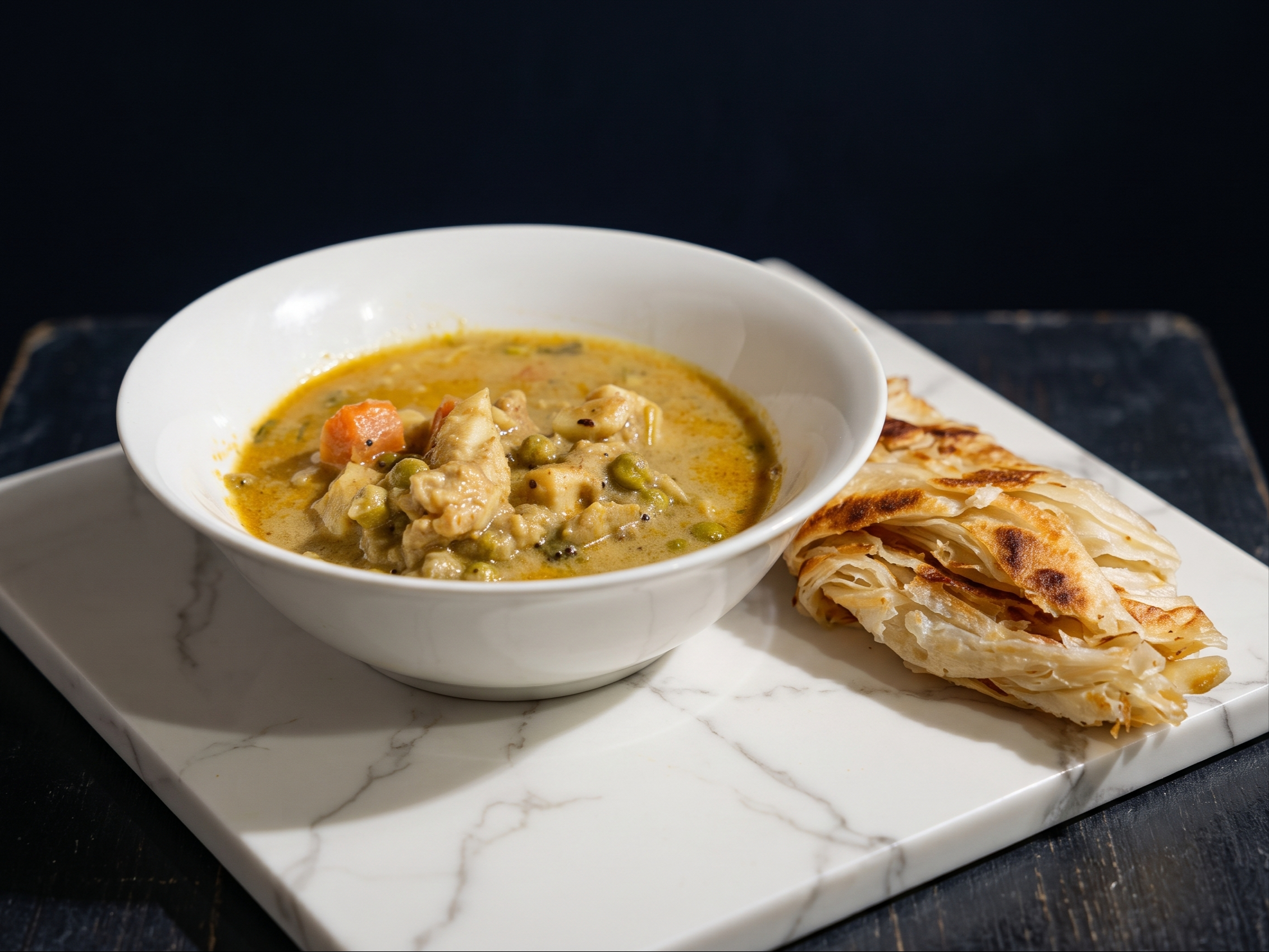 Parotta with Salna.