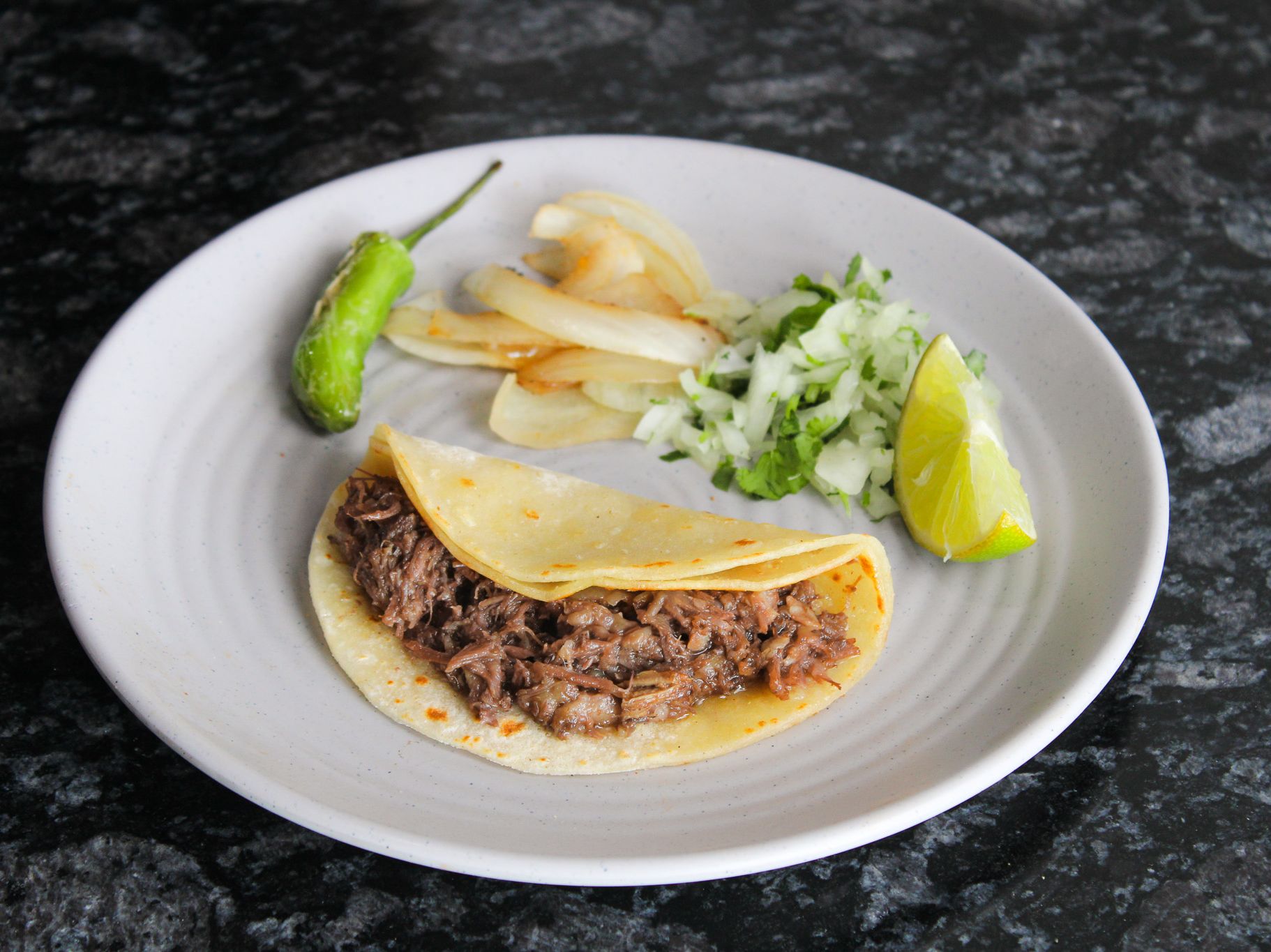 Taco Barbacoa.