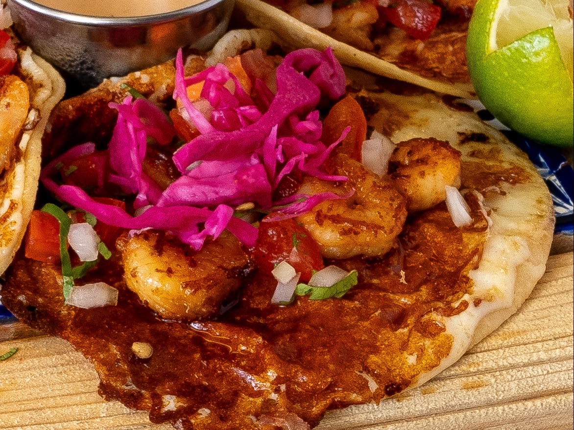 Shrimp Tajin Tacos.