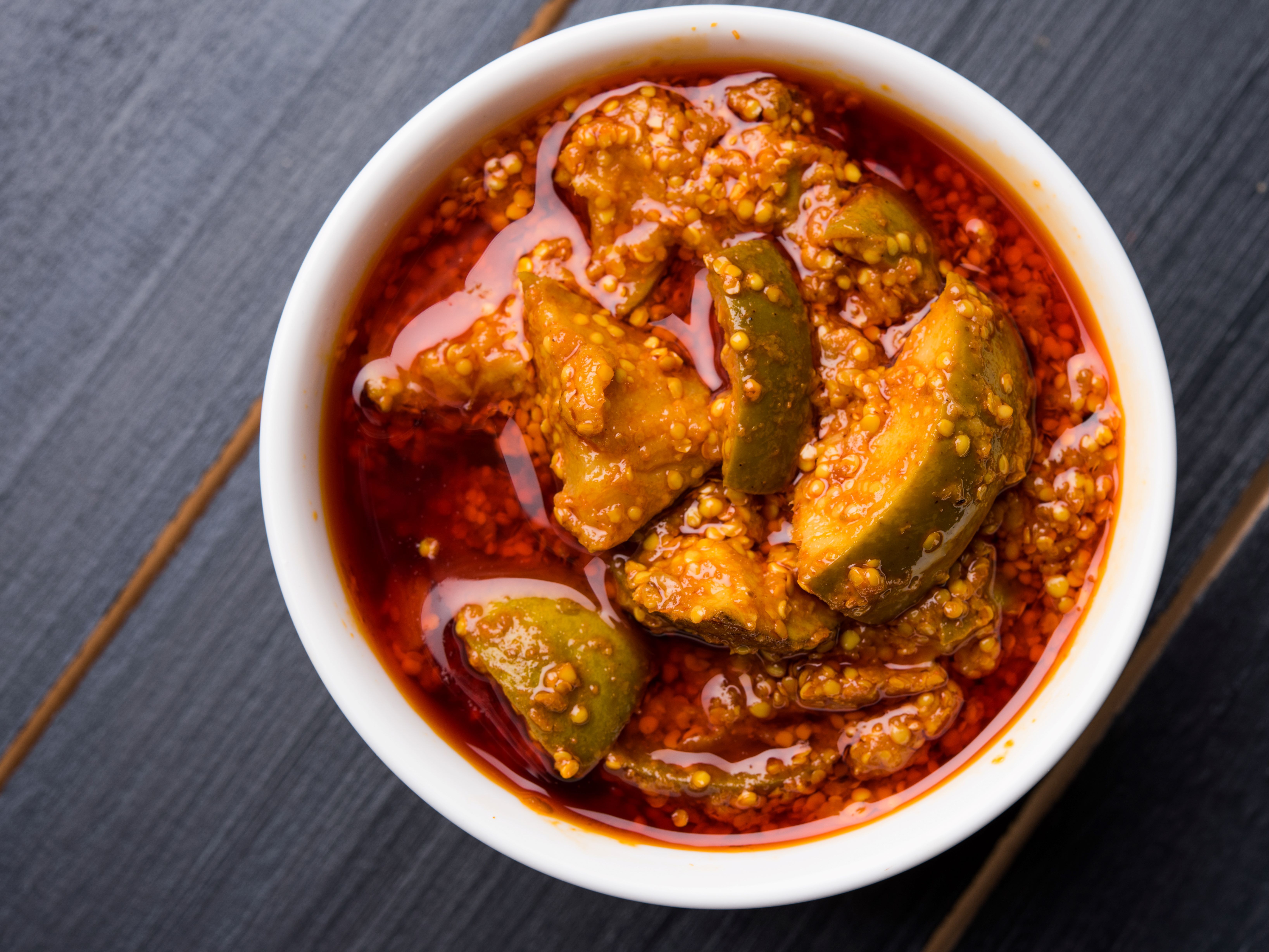 Hot Mix Mango Pickle.