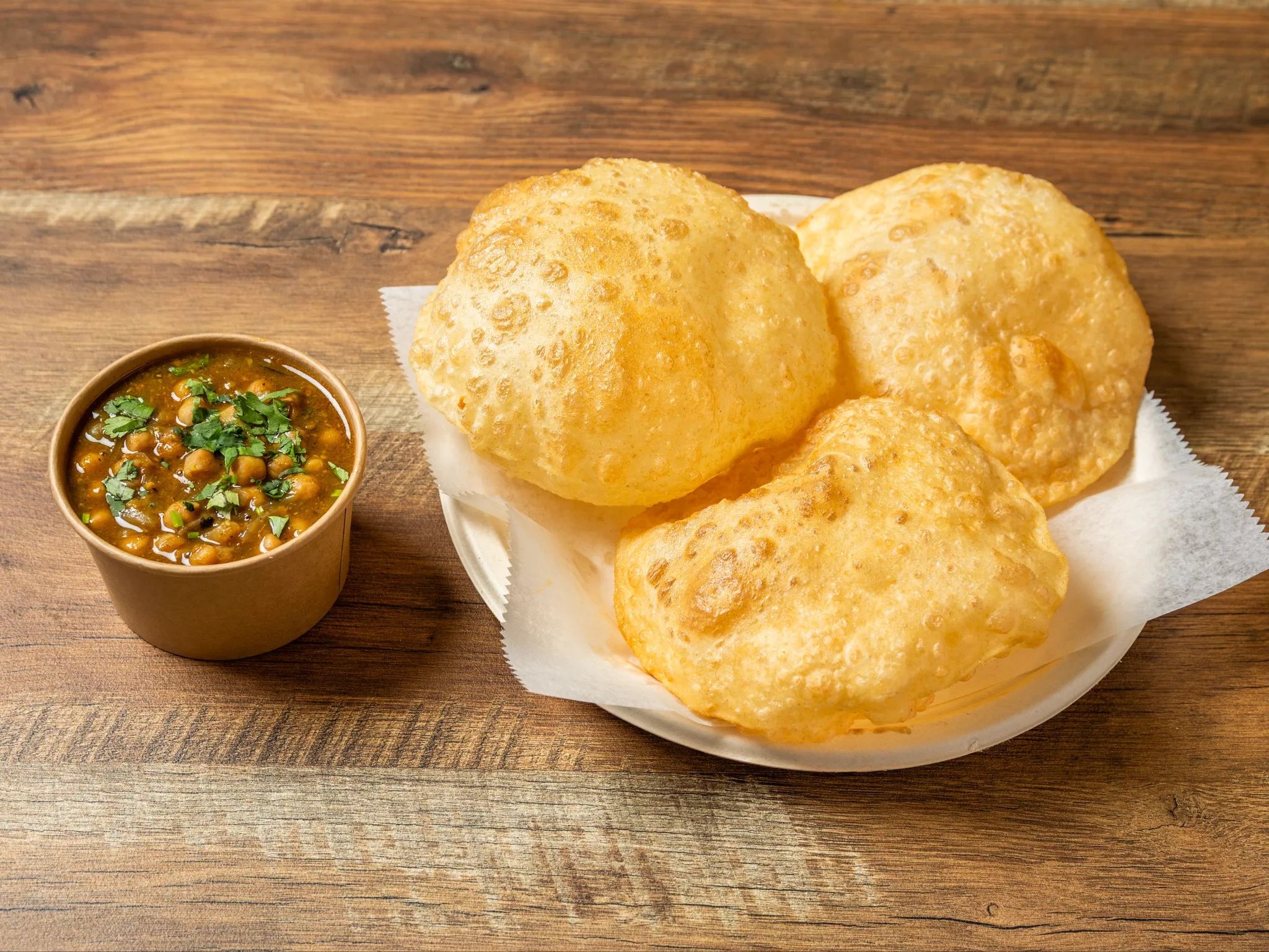 Poori with Chana Masala